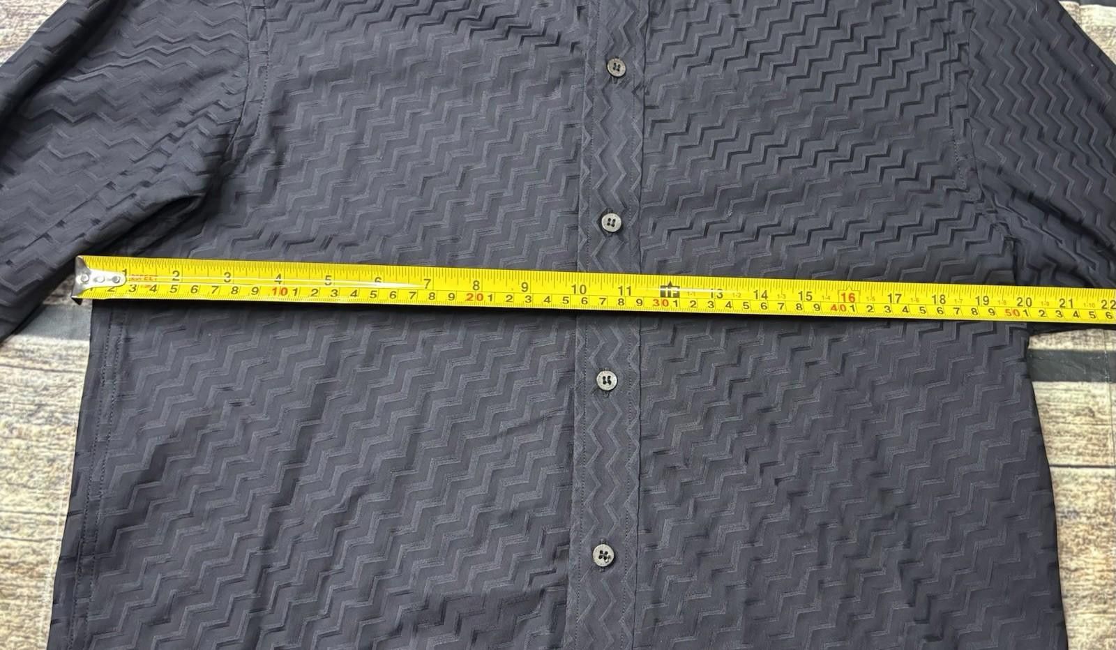 Ted Baker Ted Baker Dress Shirt Mens Size 4 French Cuffs Long Sleeve Size 42R - 11 Thumbnail