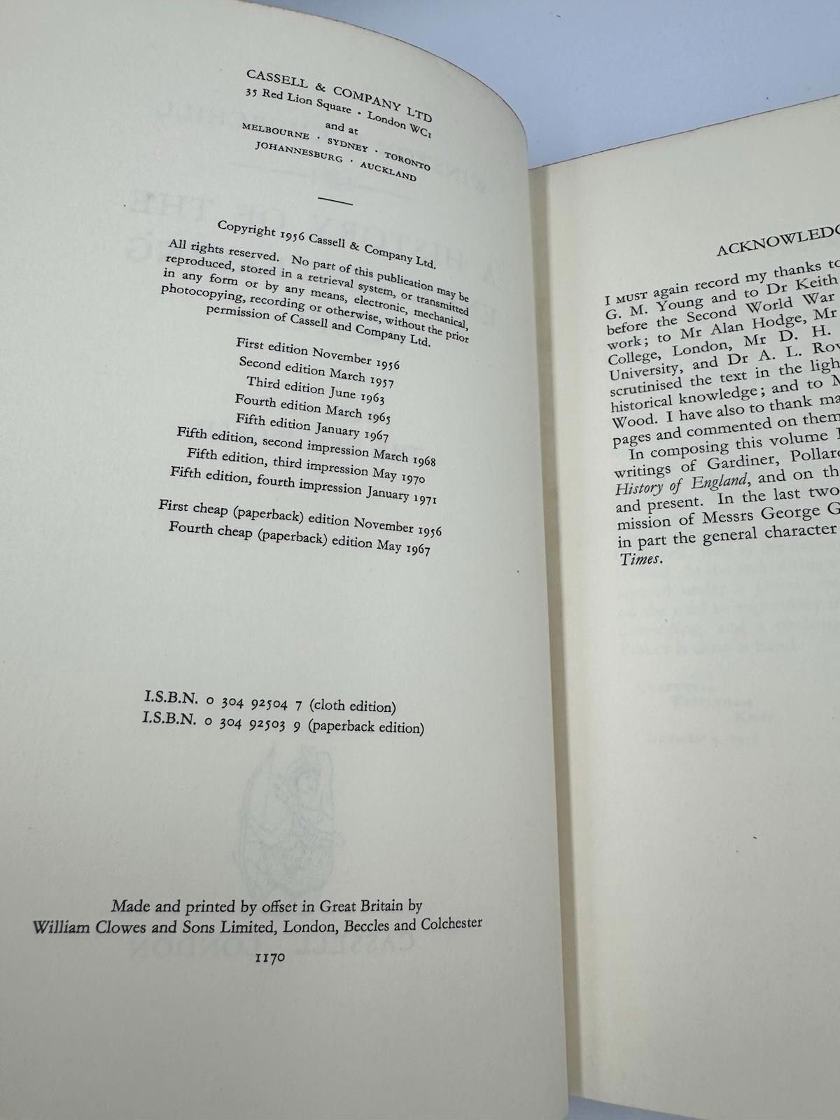 Other Churchill History of English-Speaking Peoples First UK Ed. S Size ONE SIZE - 5 Thumbnail