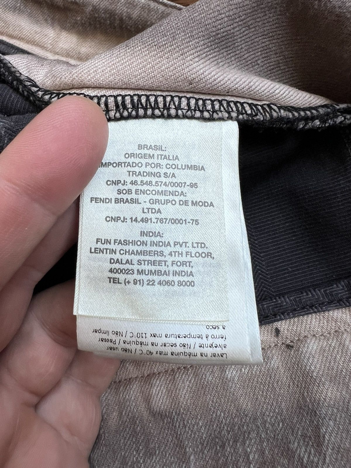 Fendi FENDI Jeans Pants Beige Size 34/34 Size US 34 / EU 50 - 18 Thumbnail
