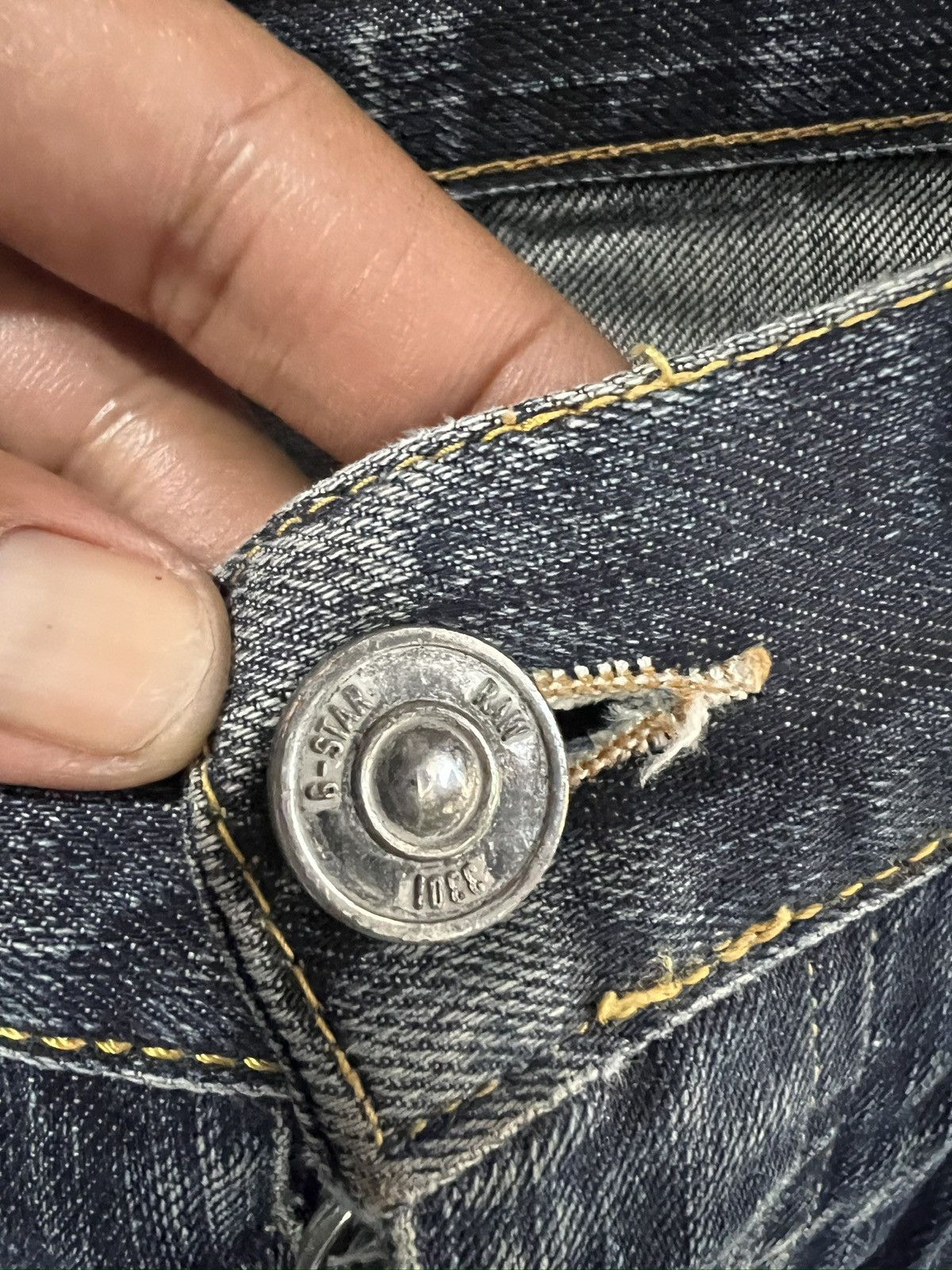 G-Star 🔥Made in Italy G-Star Raw Distressed Denim Size US 30 / EU 46 - 12 Thumbnail