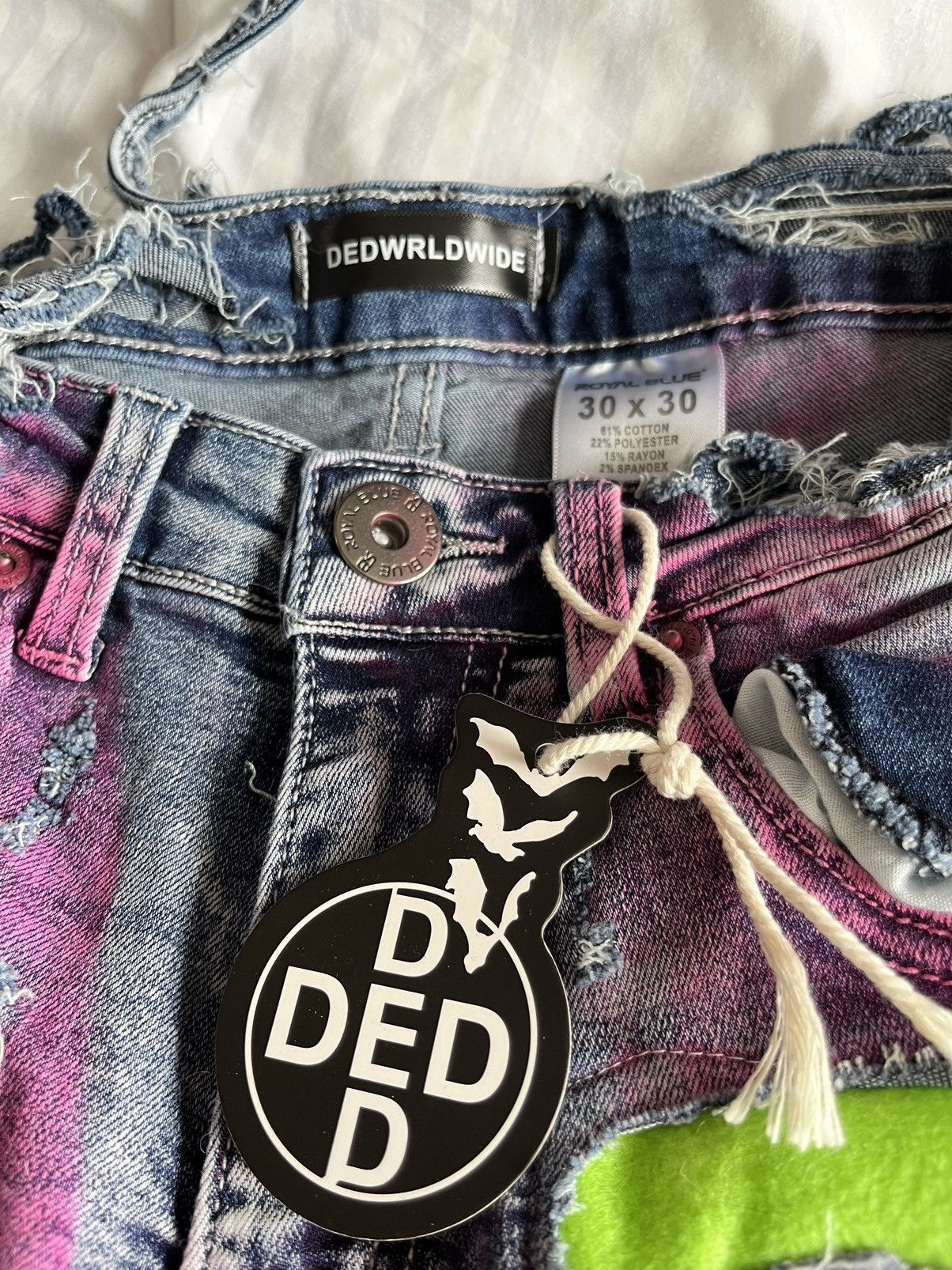 Designer × Vintage Ded Wrldwide Cosmo & Wanda 3D Bones Size US 30 / EU 46 - 4 Thumbnail