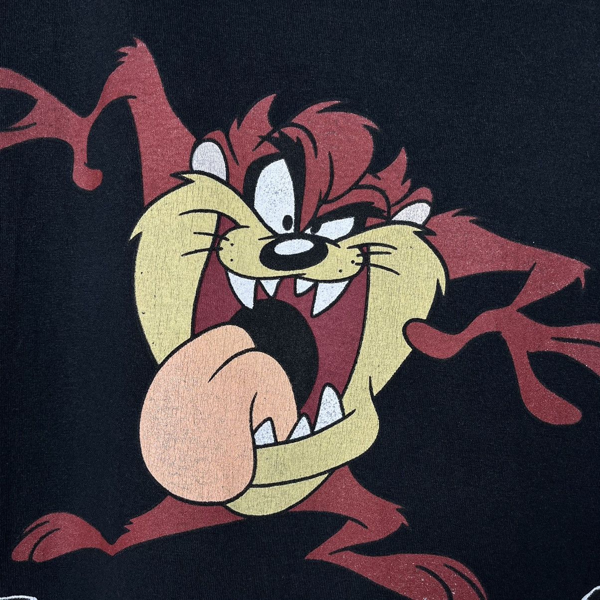 Vintage Vintage Looney Tunes Tazmanian Devil Taz cartoon T Shirt 00s Size US M / EU 48-50 / 2 - 5 Thumbnail