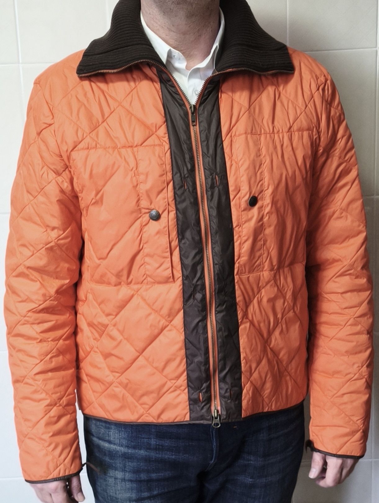 Jean Paul Gaultier Fishtail parka, in nylon, made up of two detachable pieces. Size US L / EU 52-54 / 3 - 7 Thumbnail
