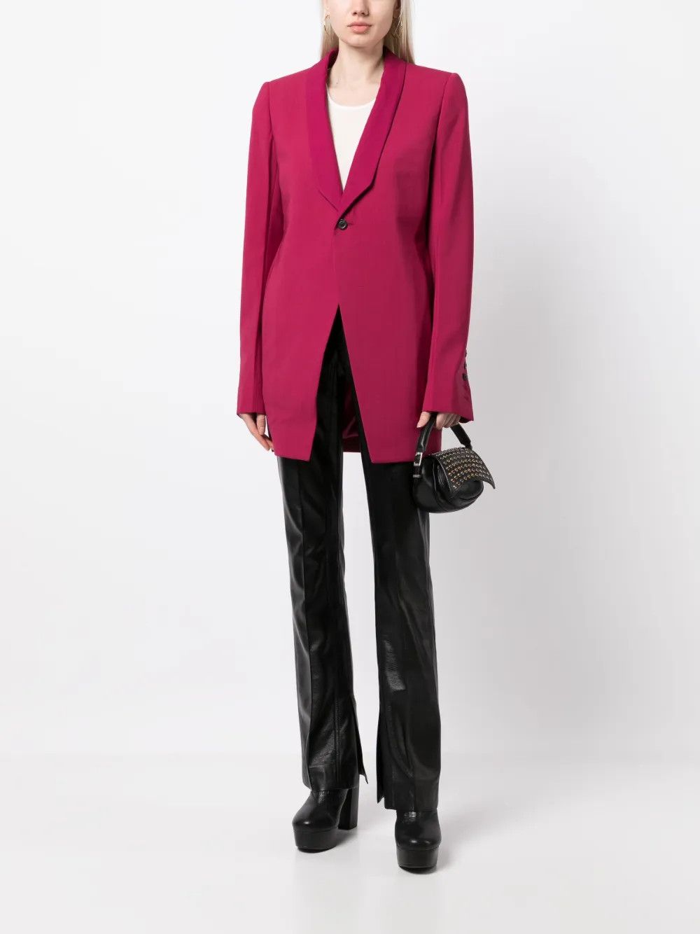 Rick Owens o1y0126 Blazer in Garnet Size M / US 6-8 / IT 42-44 - 5 Thumbnail