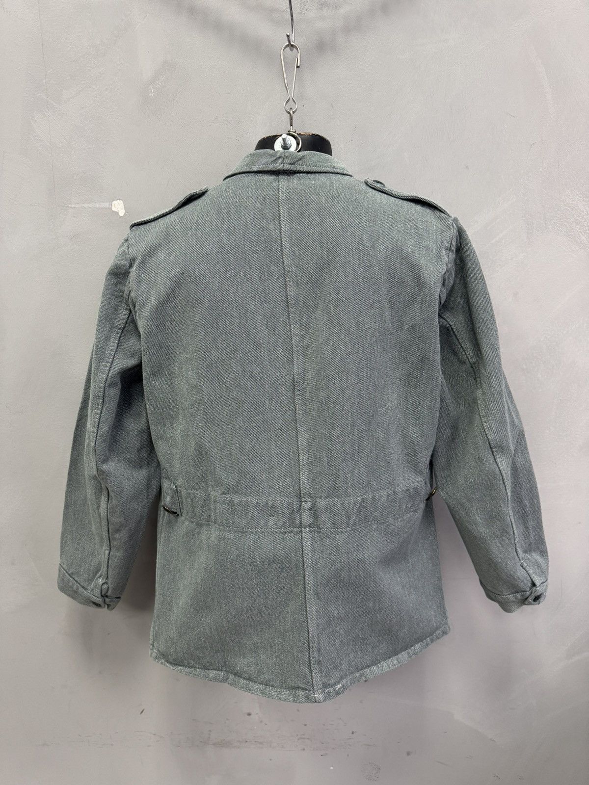 14th Addiction France Work cropped 90s army corduroy denim jacket police Size US M / EU 48-50 / 2 - 2 Thumbnail