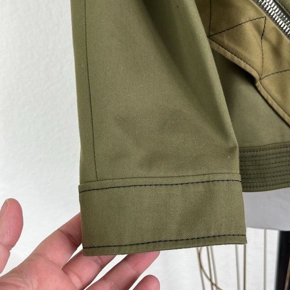 Altuzarra Altuzarra Olive Green Double-Breasted Peplum Quilted Officer Size M / US 6-8 / IT 42-44 - 5 Thumbnail