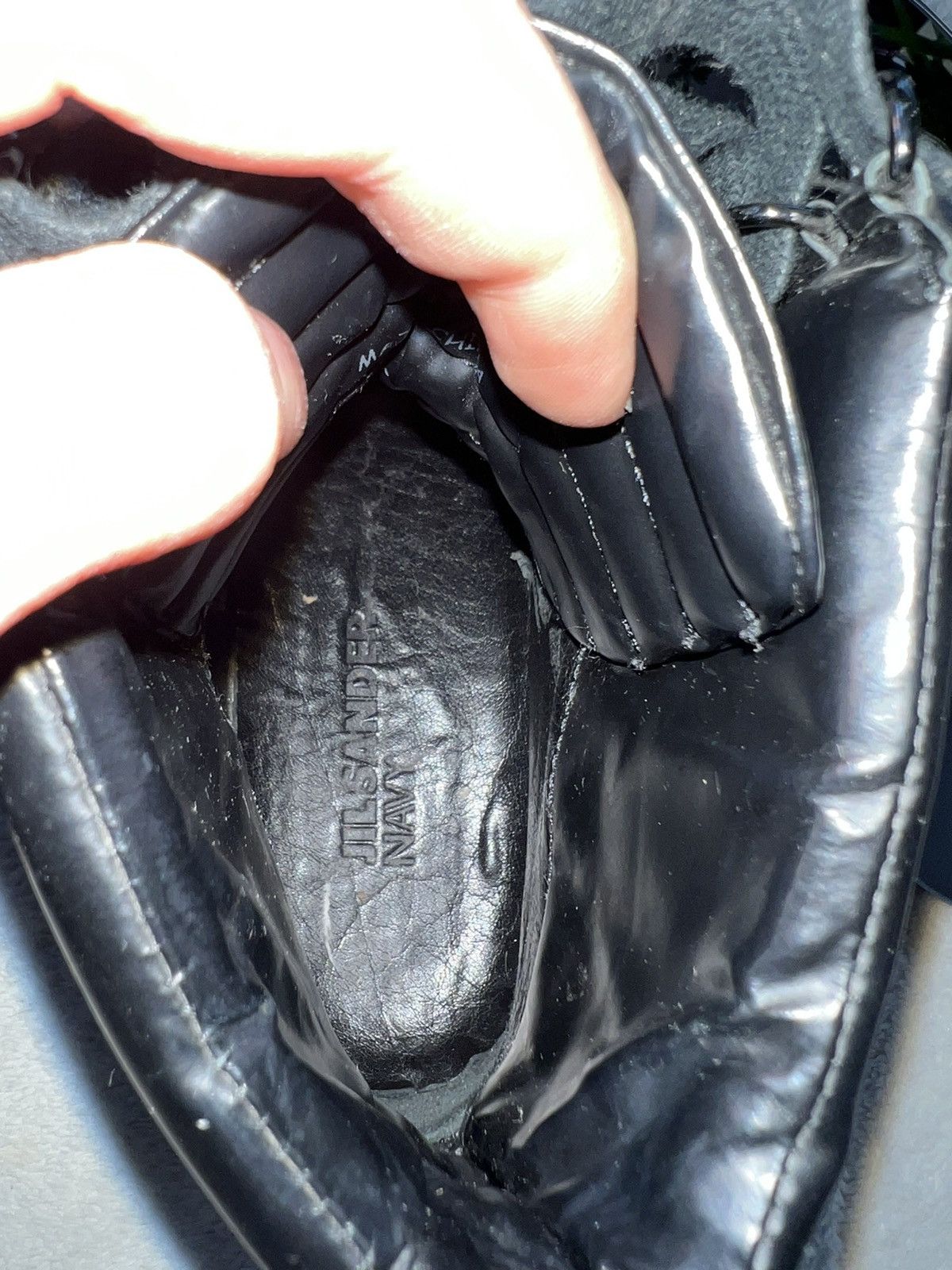 Jil Sander Jil Sander black leather hi tops boots winter autumn 37 Size US 6 / IT 36 - 7 Thumbnail