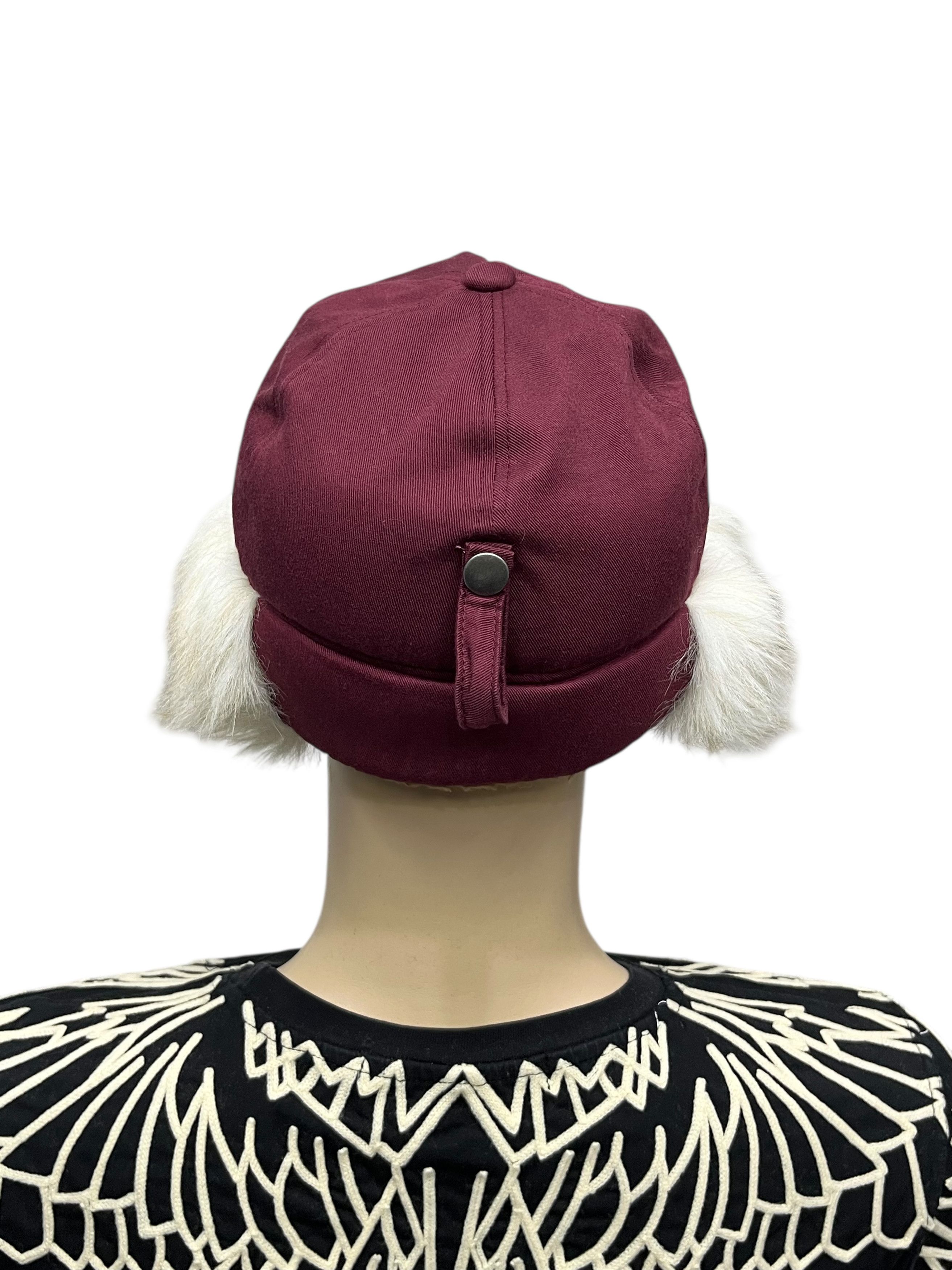 Other 🔥Vintage ROUNGE ET NOIR Punk Rock Skull Ear Fur Hat Size ONE SIZE - 6 Thumbnail
