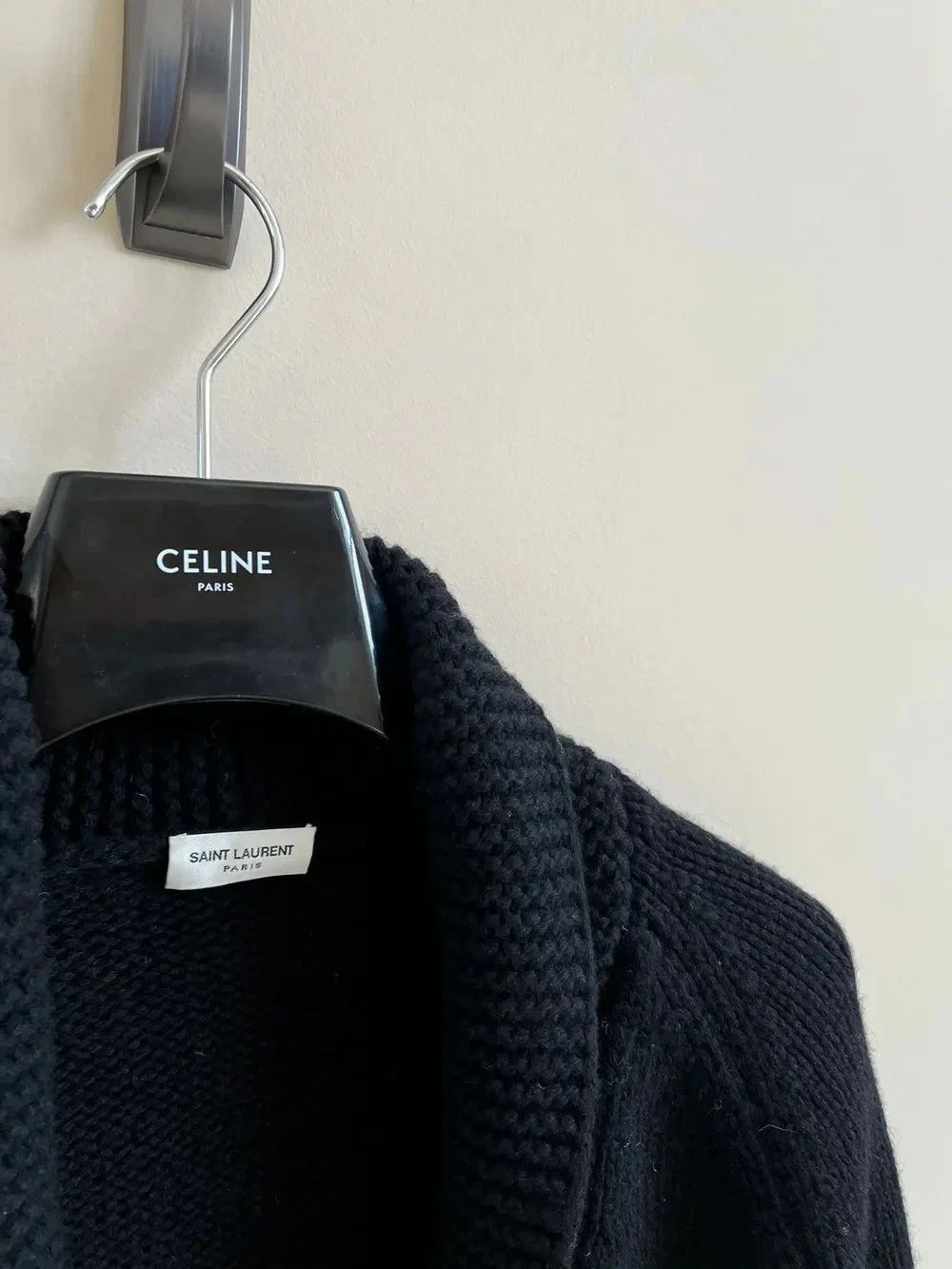 Saint Laurent Paris o1rshd1 Q:2 / Sequence Cardigan in Black Size US S / EU 44-46 / 1 - 8 Thumbnail