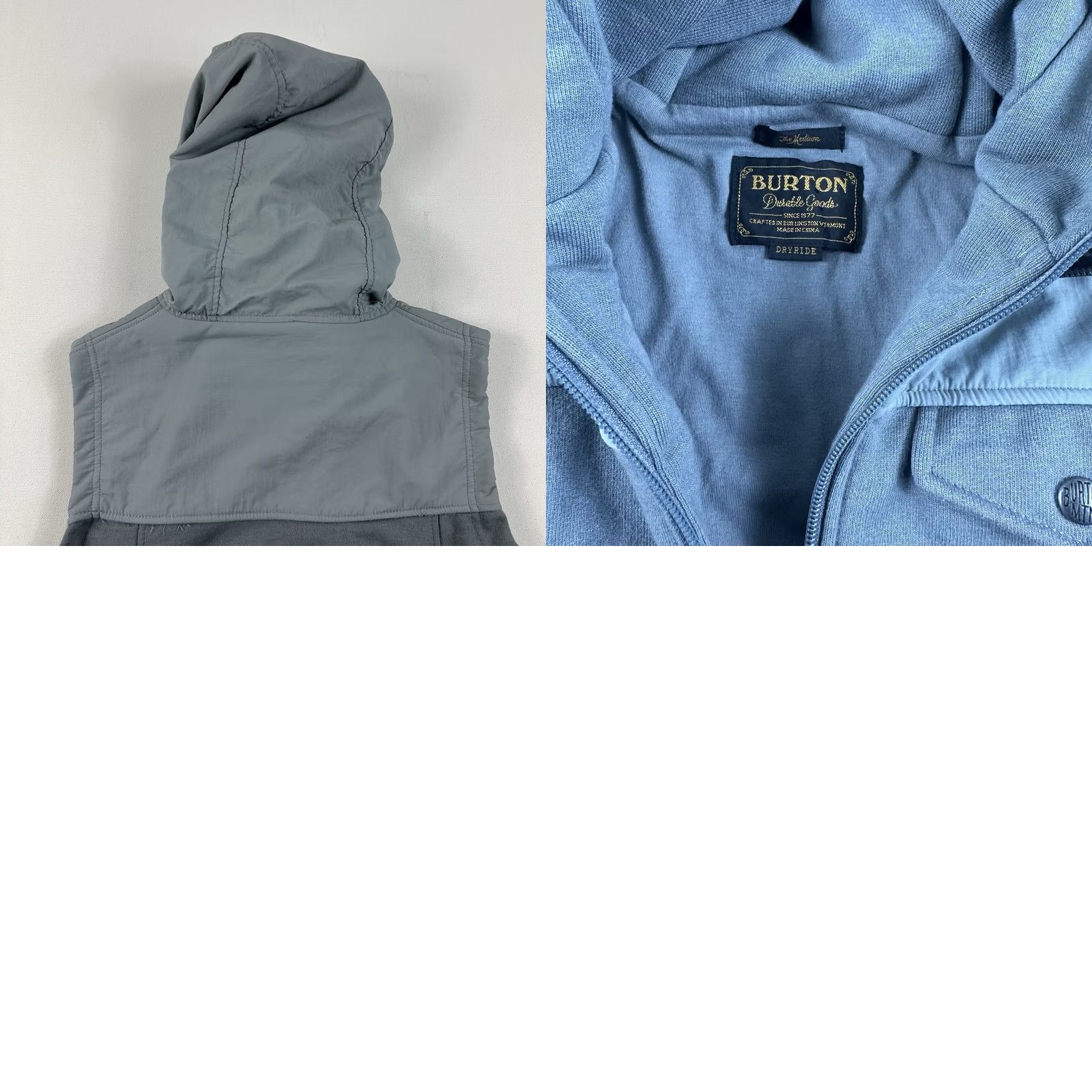 Burton Burton DRYRIDE Vest Sleeveless Hoodie Fleece Snow Layer Womens Medium Gray Size M / US 6-8 / IT 42-44 - 8 Thumbnail