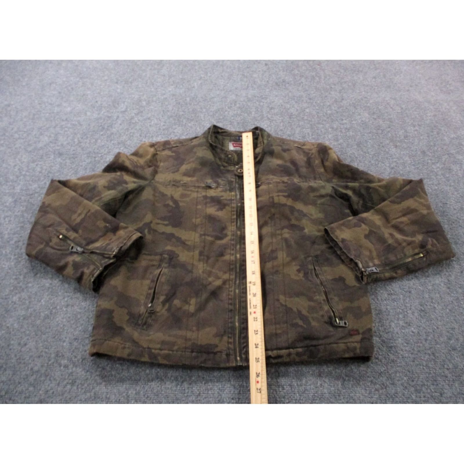 Levi's Levi's Jacket Mens S Camouflage Quilted Lined Winter Outdoor Field Coat Military Bomber Jacket Mens Size US S / EU 44-46 / 1 - 3 Thumbnail