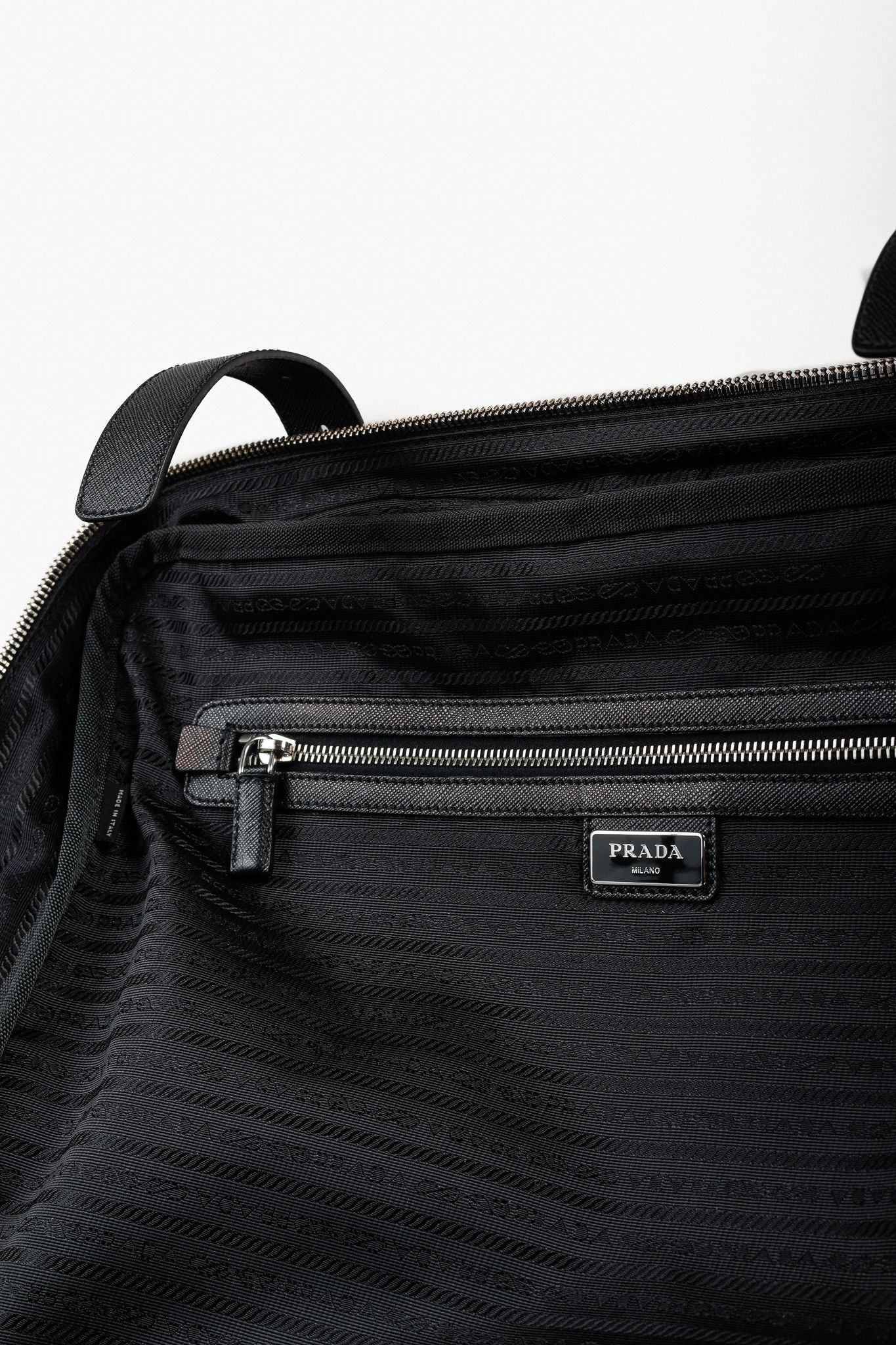 Prada Prada AW/16 Animal Kingdom Nero & Avorio Tessuto Suitcase Size ONE SIZE - 15 Thumbnail