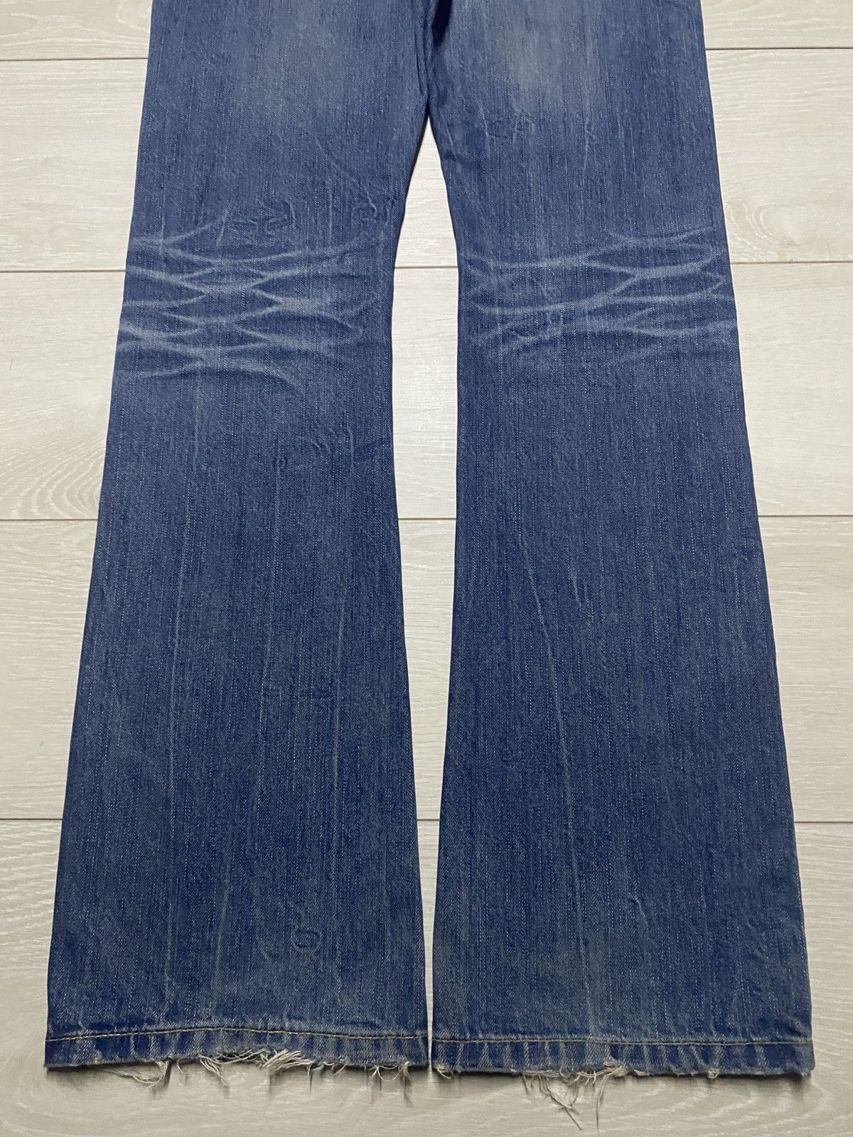 Beauty Beast Vintage Japanese Buzz Spunky Star Flare Repair Jeans Size US 32 / EU 48 - 6 Thumbnail