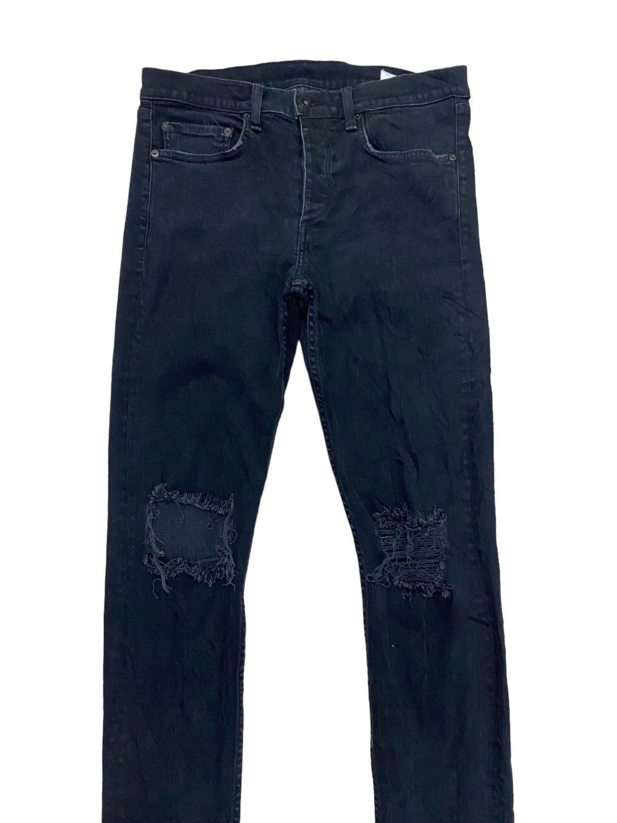 Hysteric Glamour 💥Vintage Rag & Bone Super Black Skinny Pant Size US 32 / EU 48 - 2 Thumbnail