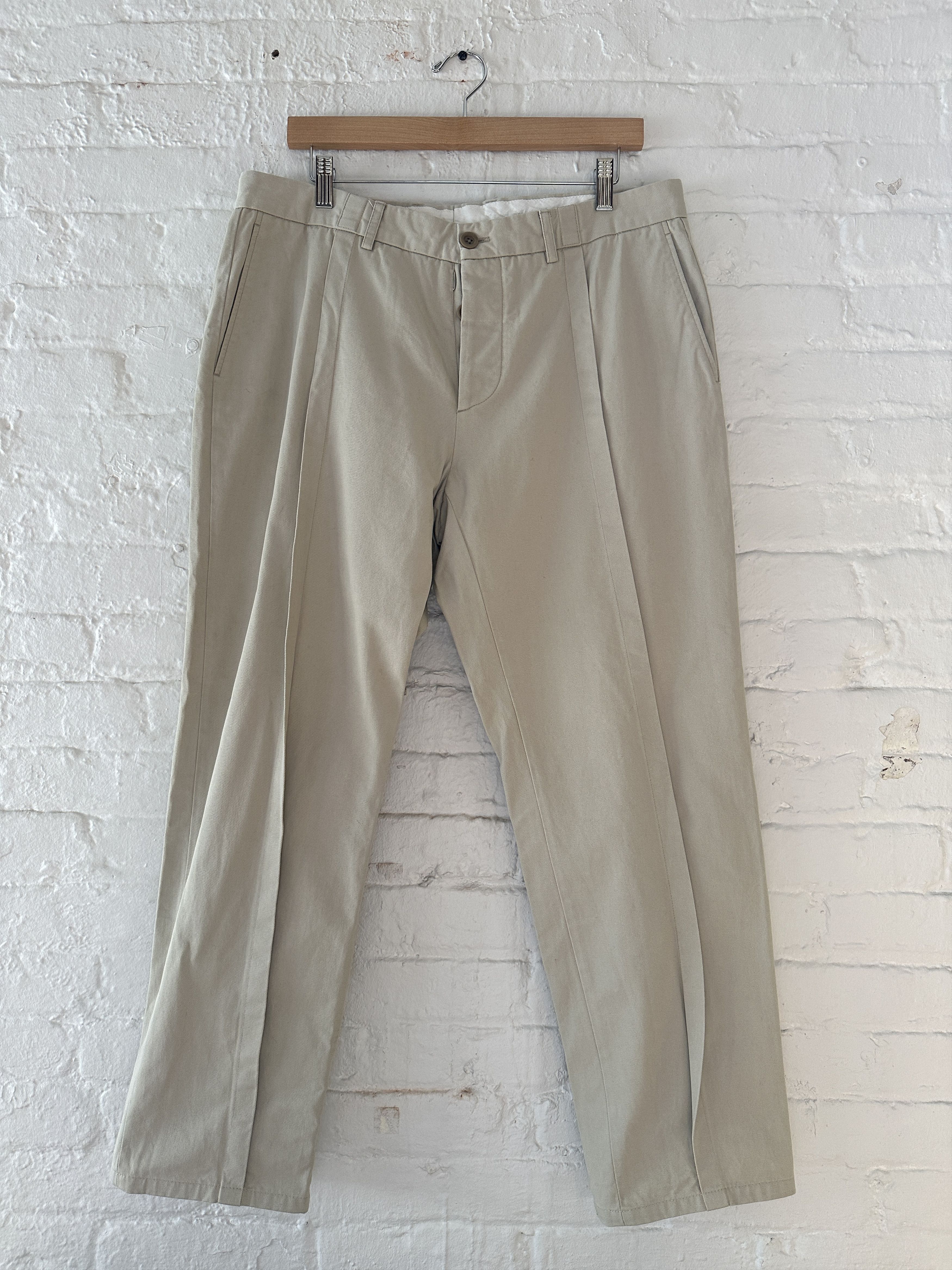 Maison Margiela Maison Margiela Pleated Trousers Size US 34 / EU 50 - 1 Thumbnail