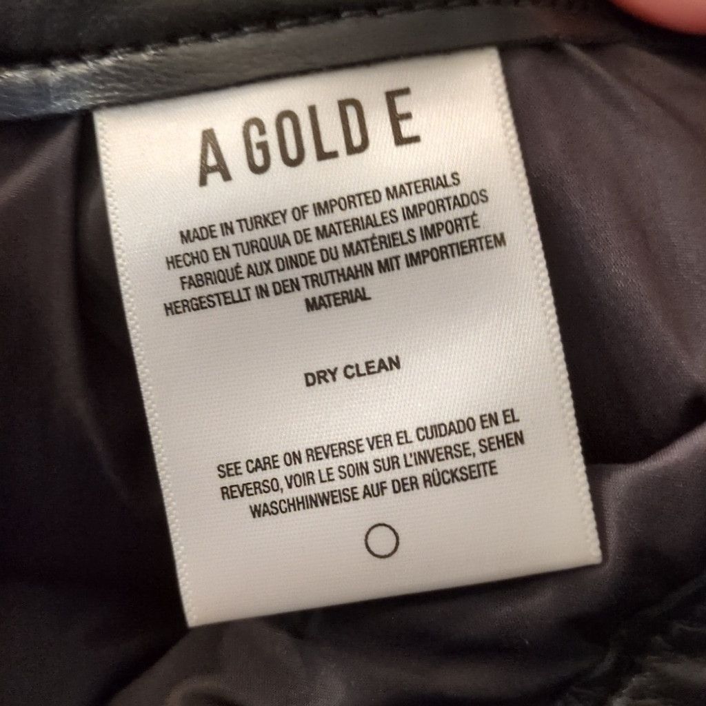 Agolde Agolde Recycle Leather 90's Pinch Waist In Detox Black Sz 26 Size 26" / US 2 / IT 38 - 6 Thumbnail