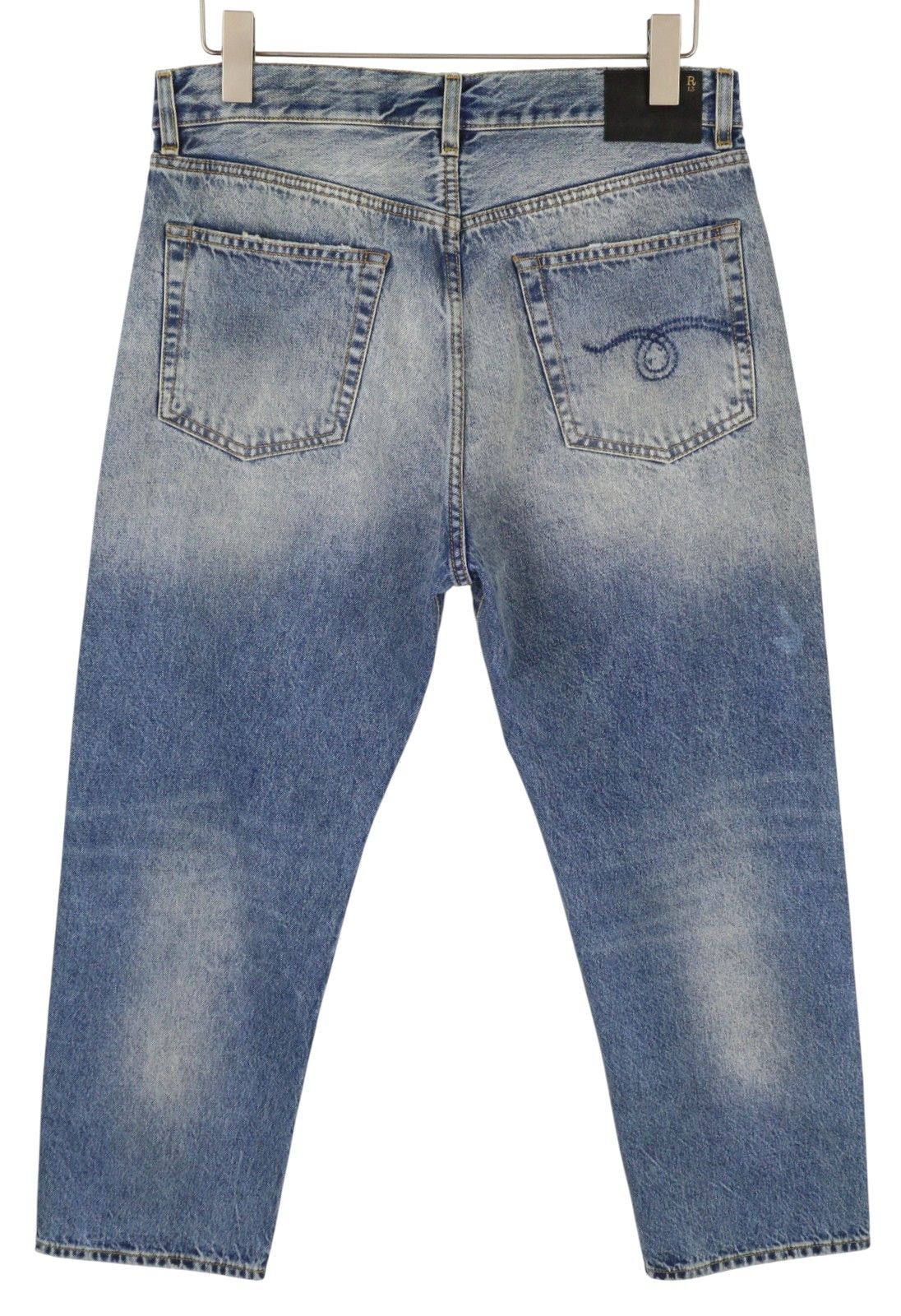 R13 BOYFRIEND 28 Jasper Washed Blue FW25 Jeans 87199 Size 28" / US 6 / IT 42 - 4 Thumbnail
