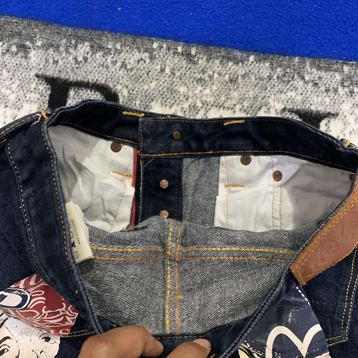 Evisu Evisu Daruma Daicock Selvedge Size US 29 - 6 Thumbnail