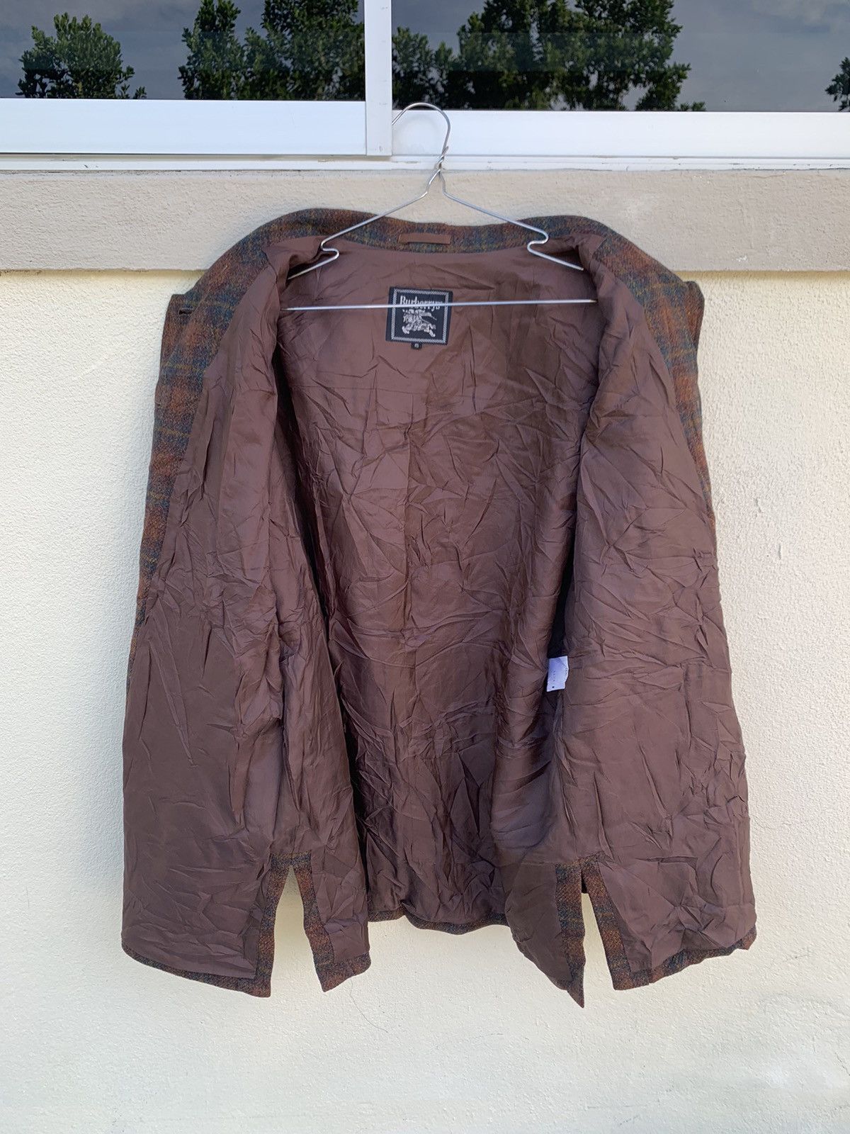 Burberry Burberrys Wool Checkered Style Button Jacket Size M / US 6-8 / IT 42-44 - 3 Thumbnail
