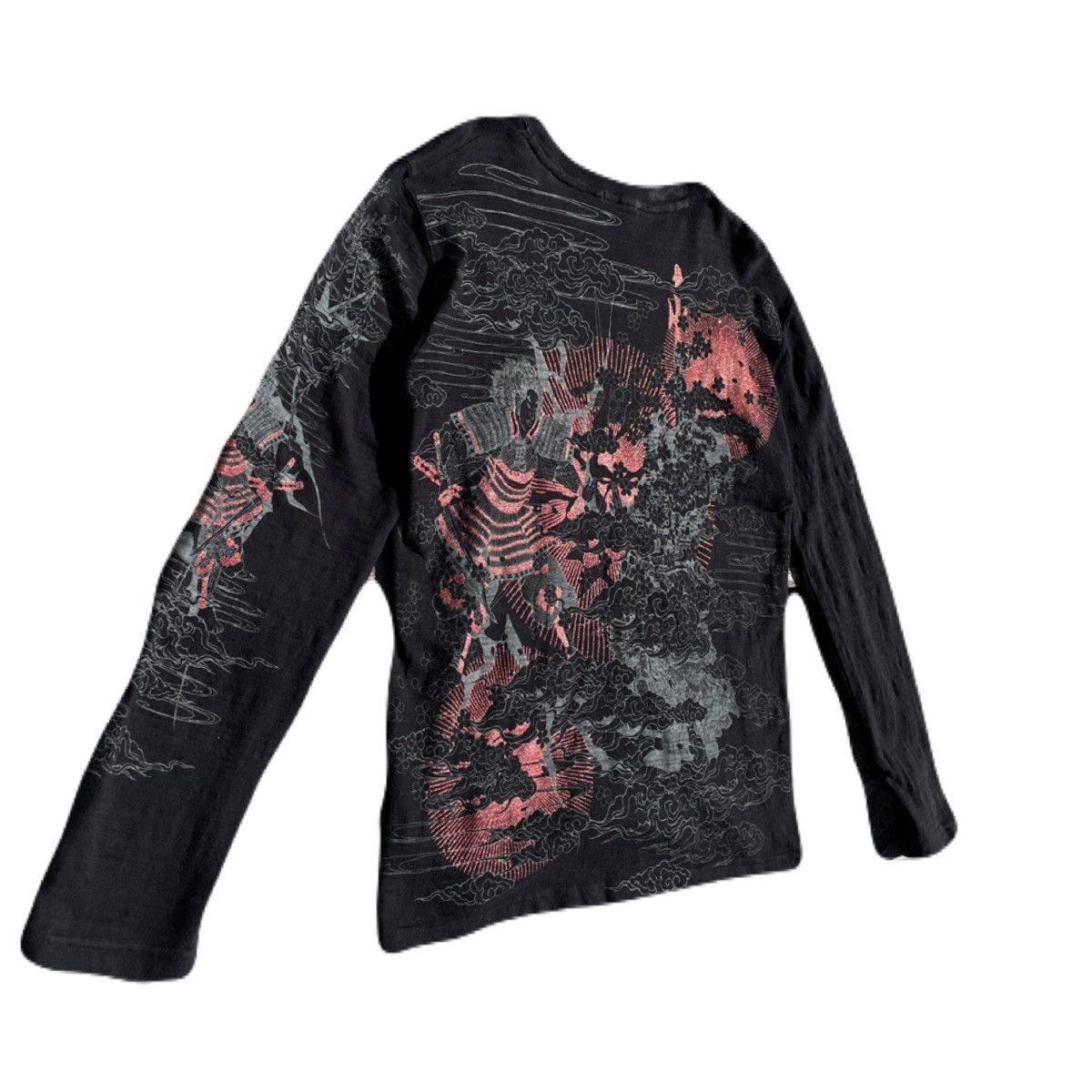 If Six Was Nine 2000s Japanese Yakuza Giltter Tattoo Long Sleeve Tee Archive Size US M / EU 48-50 / 2 - 3 Thumbnail