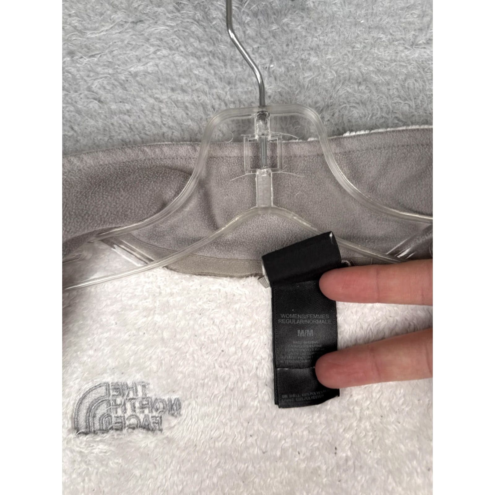 The North Face The North Face Jacket Womens Medium White Soft Fleece Full Zip Mock Neck Size M / US 6-8 / IT 42-44 - 4 Thumbnail