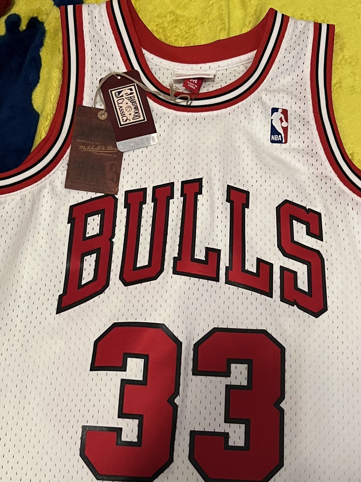 Maillot Mitchell & Ness Scottie Pippen - Chicago Bulls 97/98 - Hardwood Classics - Taille L