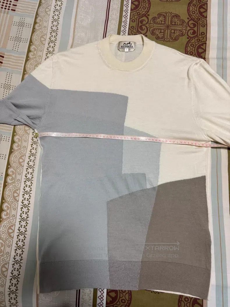 Hermes Hermes Cashmere short-sleeved, knit short-sleeved. 80% cas Size US L / EU 52-54 / 3 - 4 Thumbnail