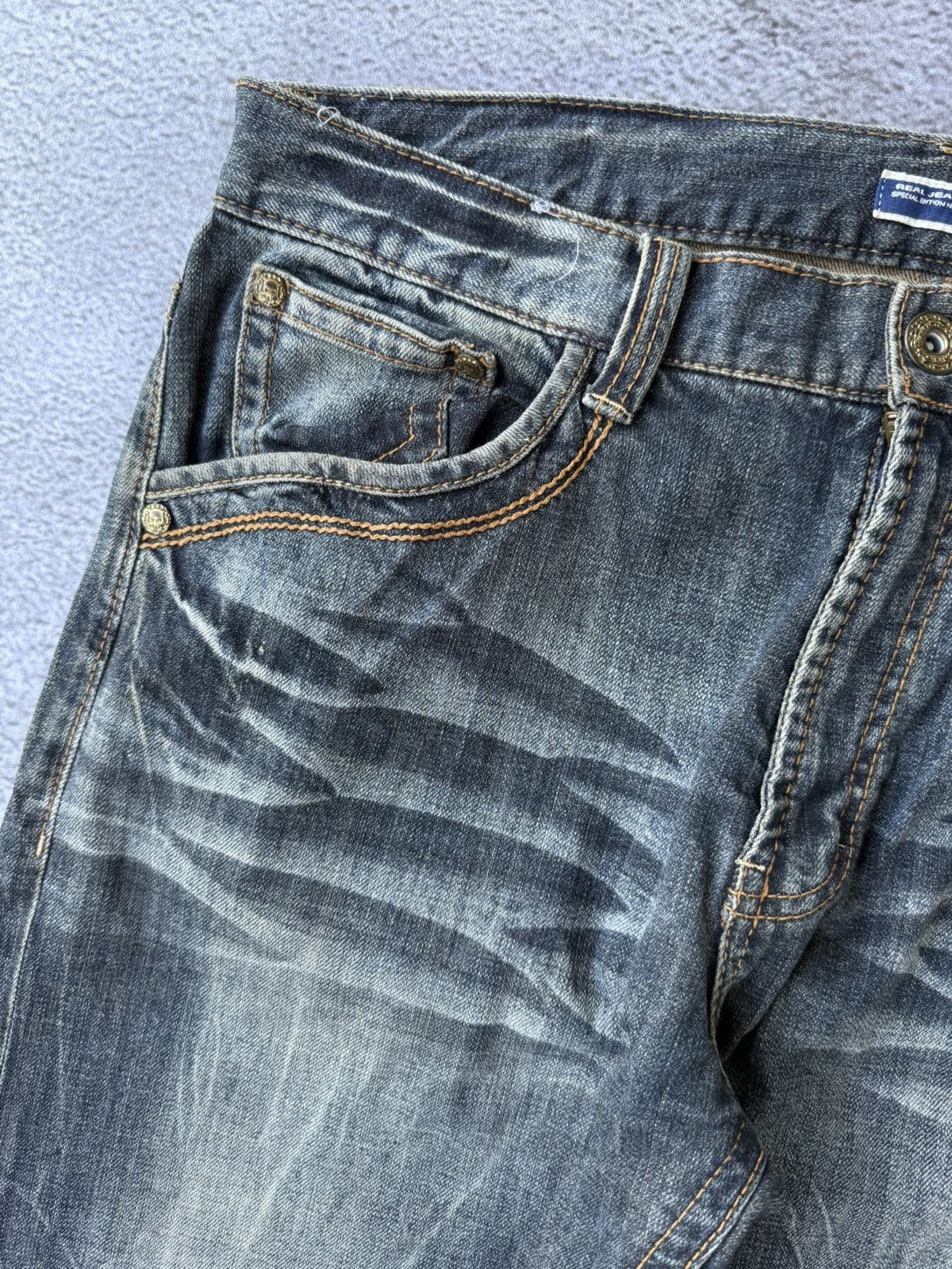 20471120 × Beauty Beast × Japanese Brand Villand stone real jeans special editon natural clothes Size US 35 - 4 Thumbnail