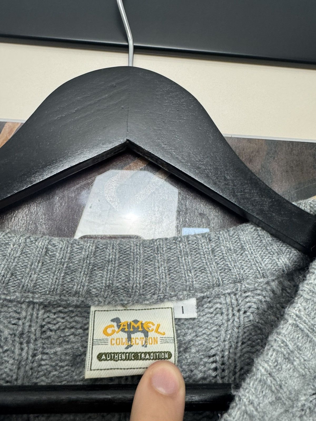 Camel Vintage 90s Wool Sweater Knit Camel Collection Casual Rare Size US L / EU 52-54 / 3 - 5 Thumbnail