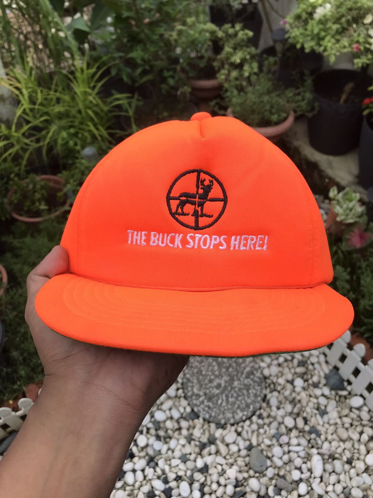Vintage ACCEPT OFFER 💥 VINTAGE THE BUCK STOPS HERE HUNTING TRUCKER Size ONE SIZE - 12 Thumbnail