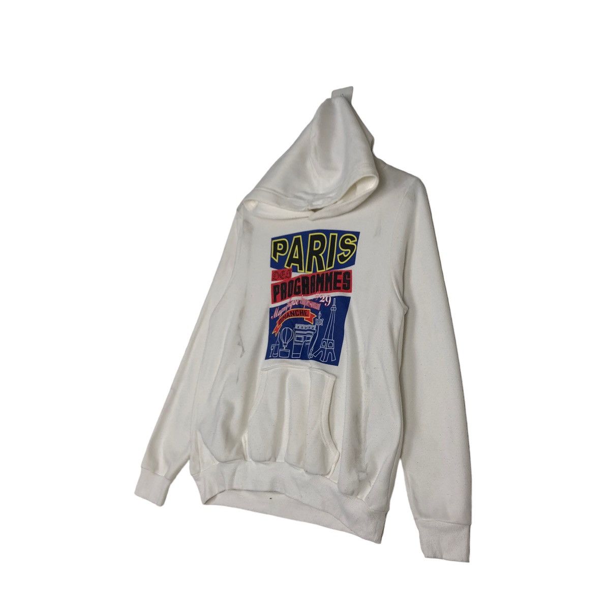 Hysteric Glamour 🔥 Vtg Hoodie Pull Over Paris Program Big Logo Spell Out Size US M / EU 48-50 / 2 - 2 Thumbnail