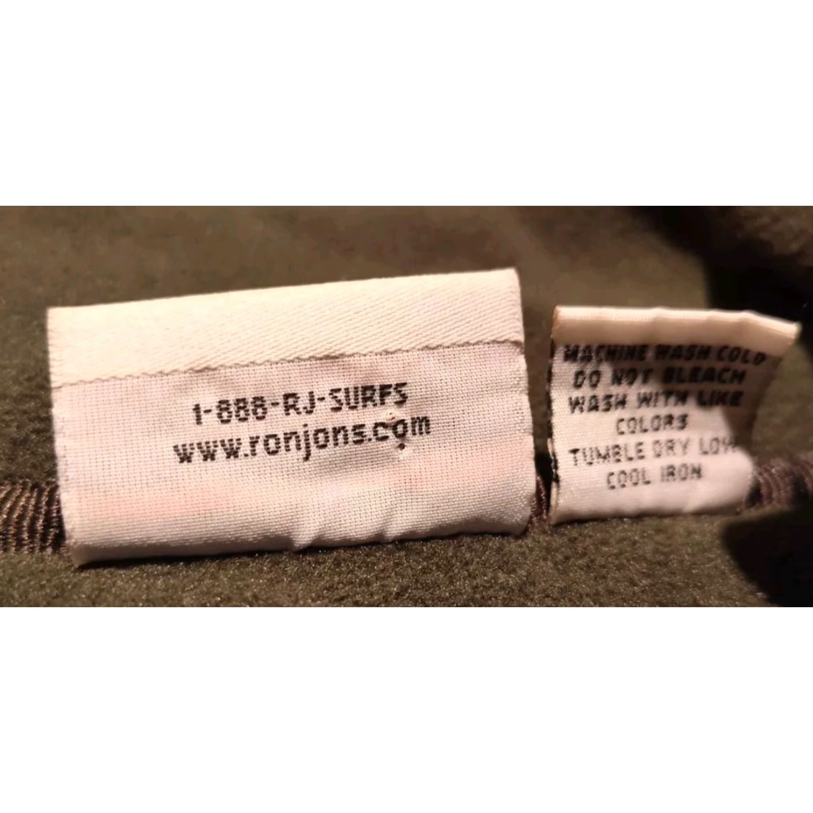 Ron Jon Surf Shop VINTAGE Ron Jon Surf Shop Full Zip Fleece Jacket Mens XL Olive Green Cocoa Beach FL EUC Size US XL / EU 56 / 4 - 7 Thumbnail