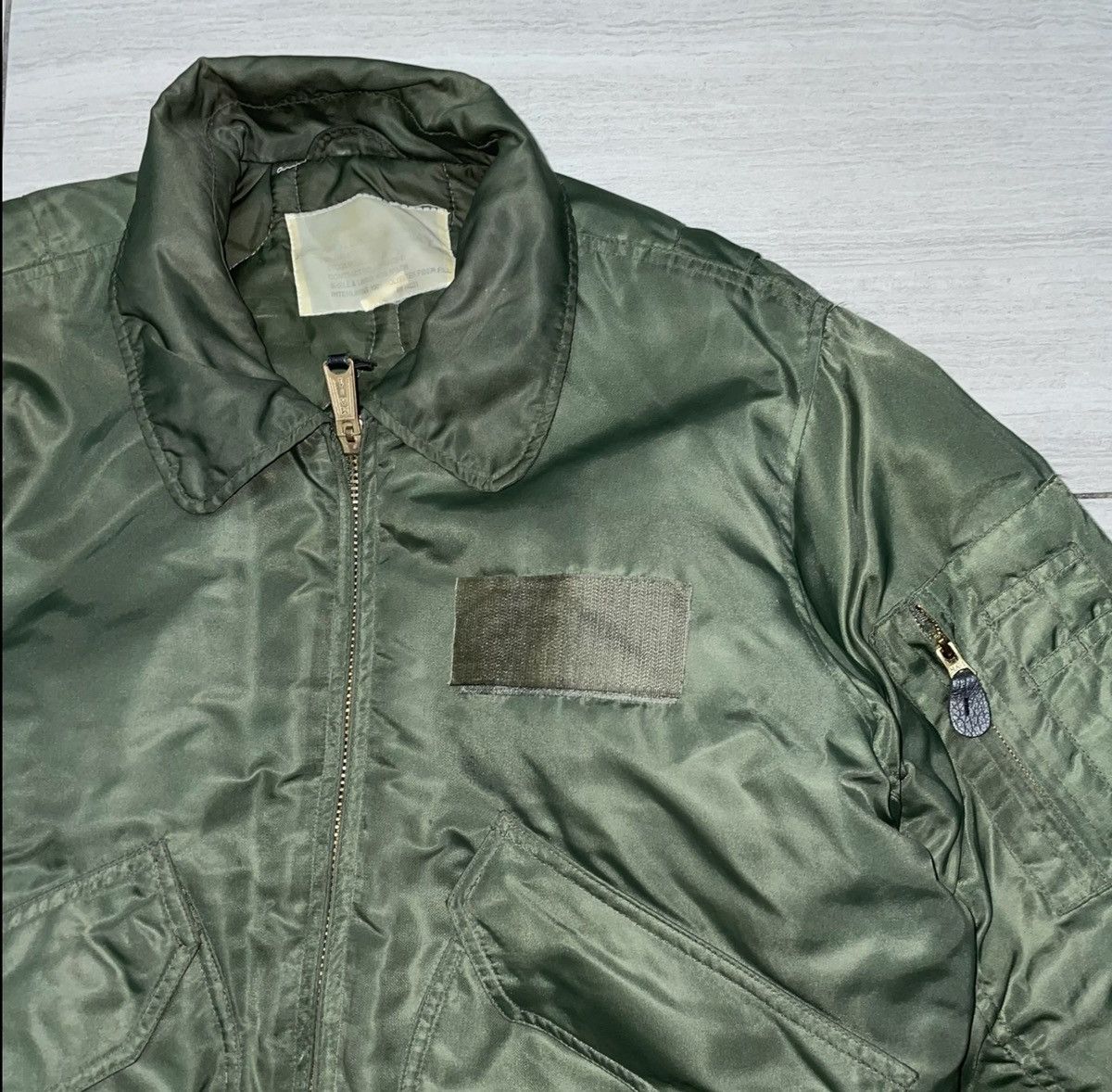 Vintage CWU-45/P COLD WEATHER FLYER'S JACKET NOMEX TOP GUN Size US L / EU 52-54 / 3 - 5 Thumbnail