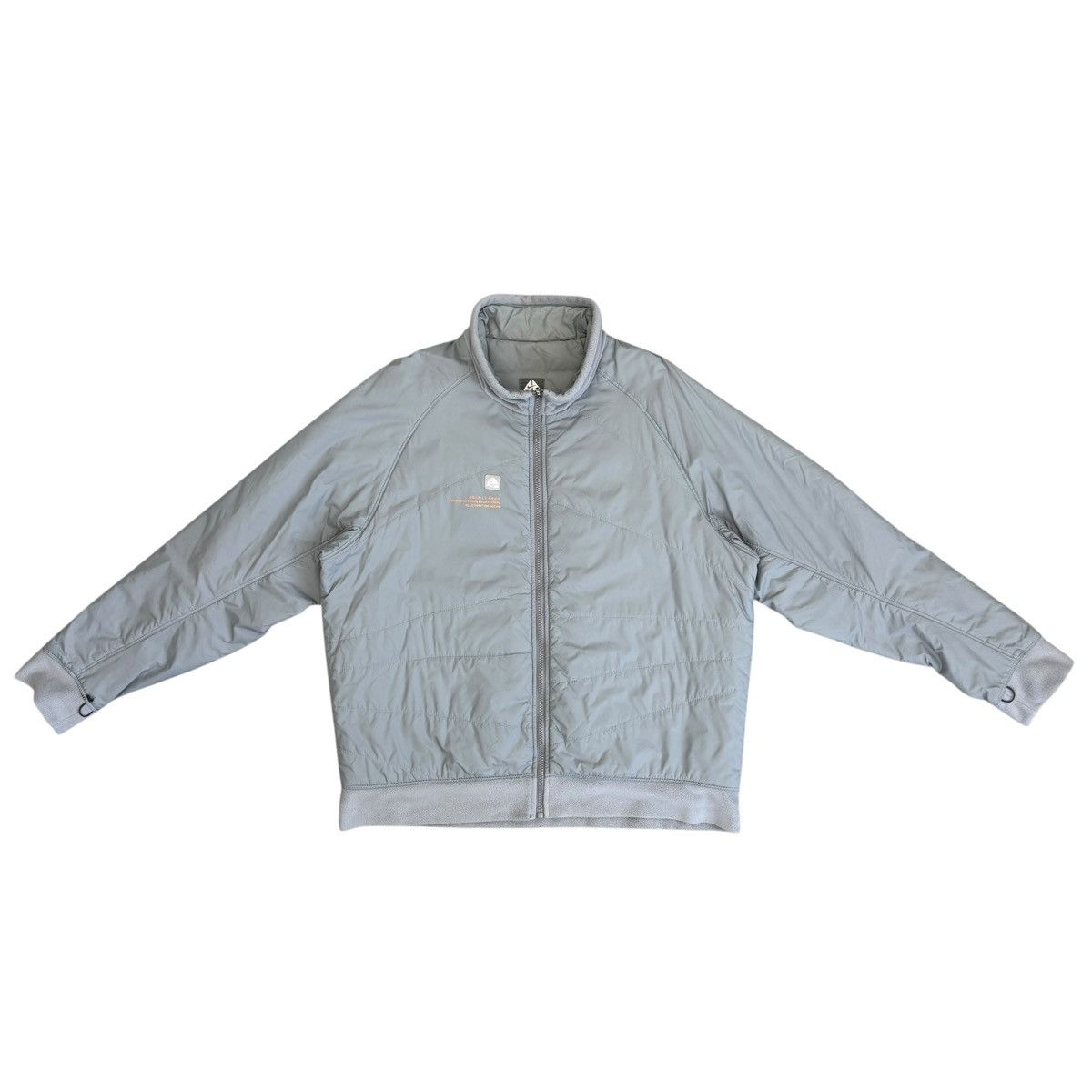 Nike ACG Vintage Nike ACG Insulated Nylon Jacket Gray Men Size XL Size US XL / EU 56 / 4 - 1 Thumbnail