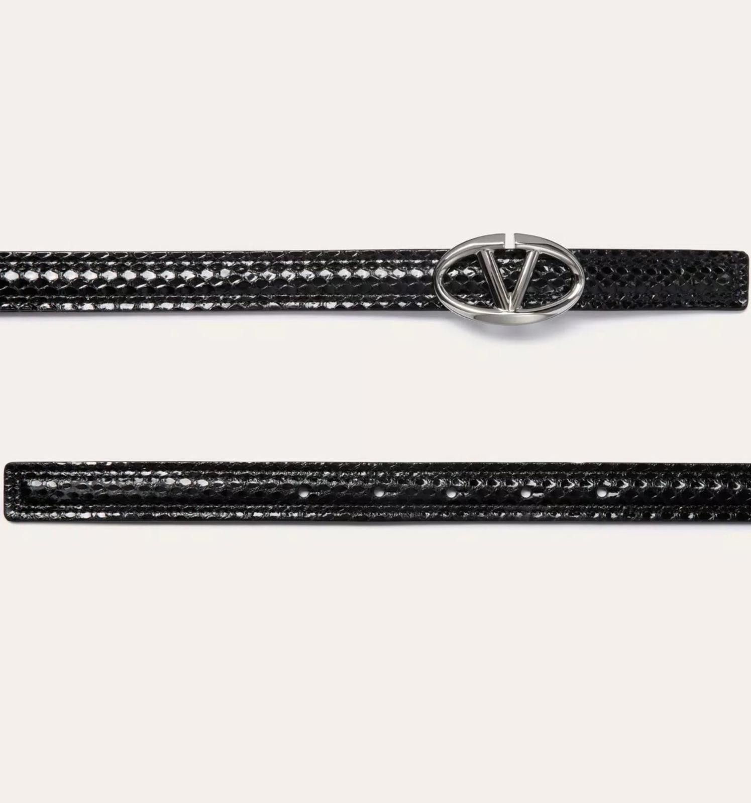 Valentino Valentino Vlogo The Bold Edition Belt 20 Mm Size 95 Size ONE SIZE - 3 Thumbnail