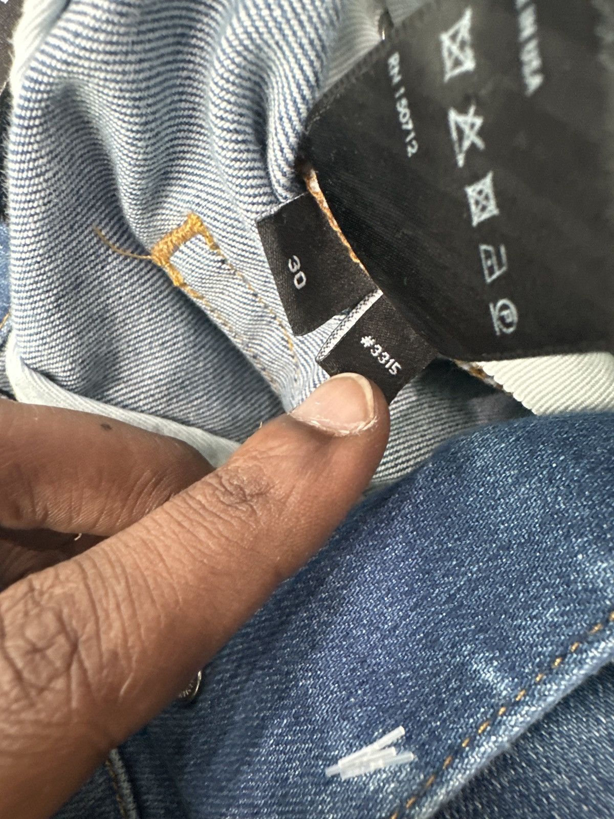 Amiri Amiri ‘70’s Chemist’ Indigo Jeans Size US 30 / EU 46 - 2 Thumbnail