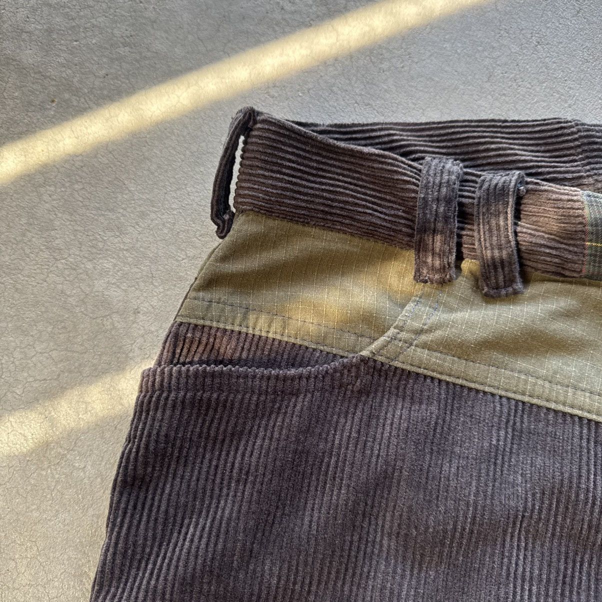 Handmade Upcycled corduroy capris Size US 32 / EU 48 - 3 Thumbnail