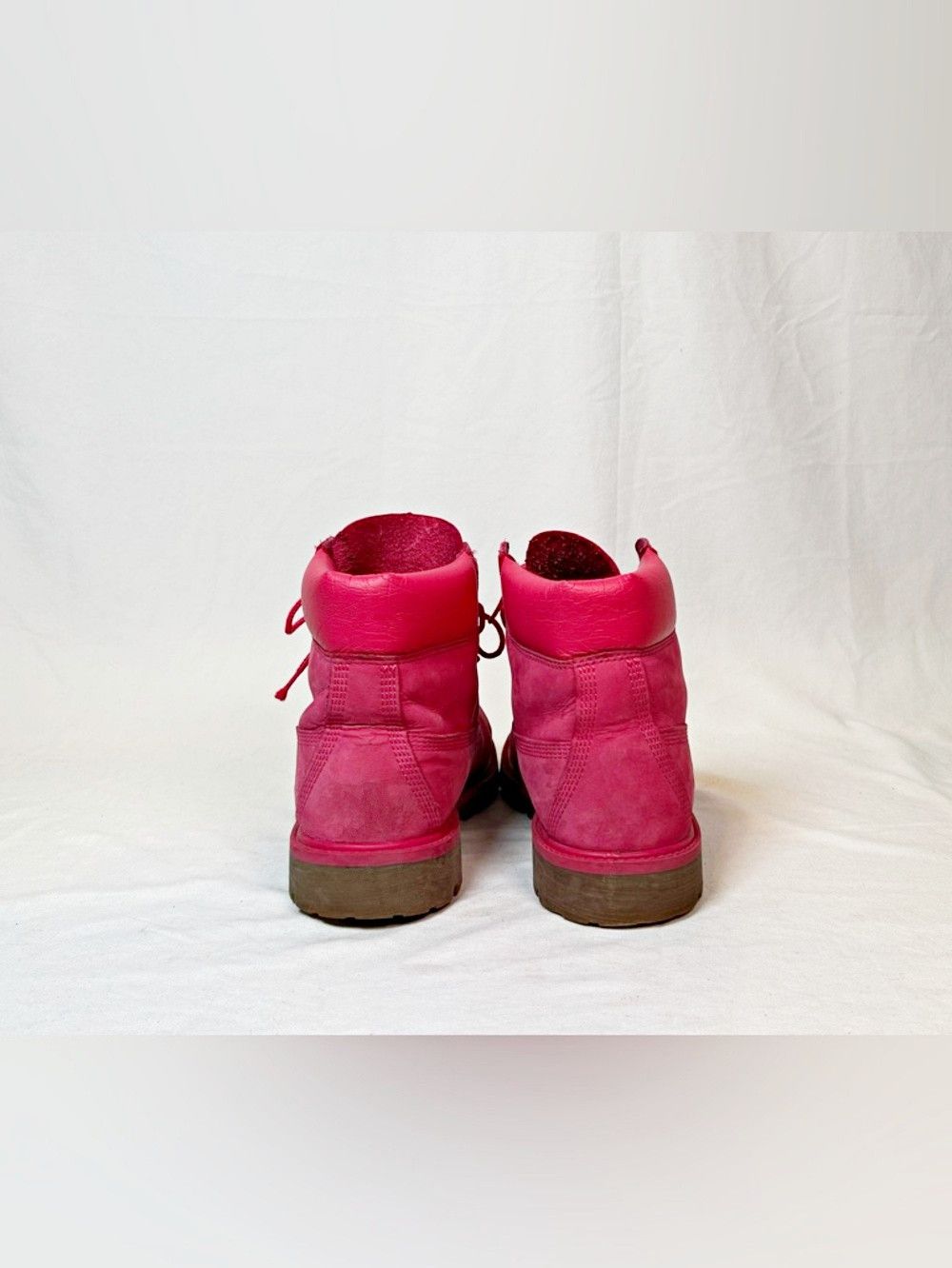 Timberland Timberland Pink Nubuck Premium 6-Inch Waterproof Boots~7~ Size US 7 / IT 37 - 5 Thumbnail