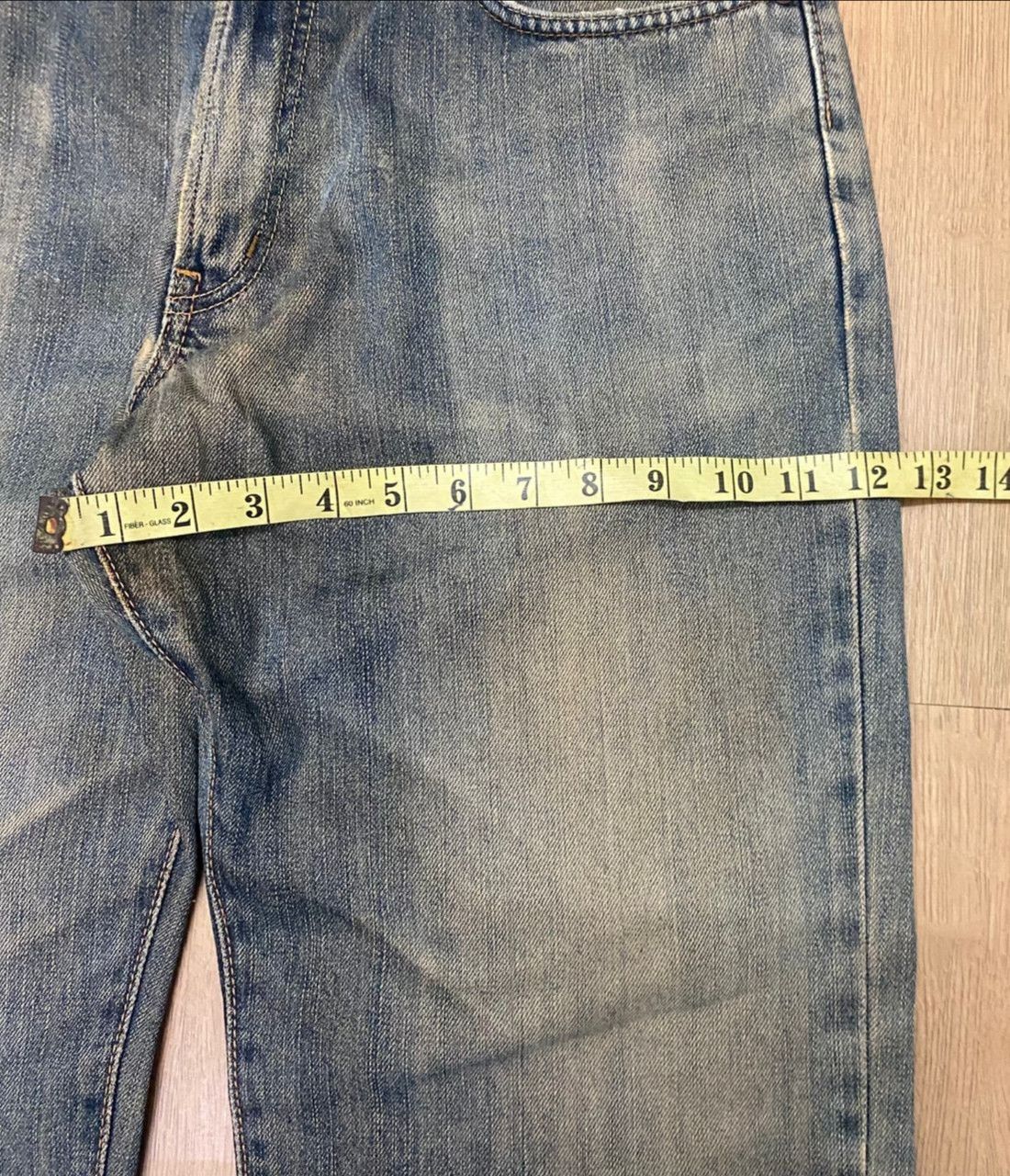 Edwin Vintage Edwin 404 Distressed Denim Size US 33 - 4 Thumbnail