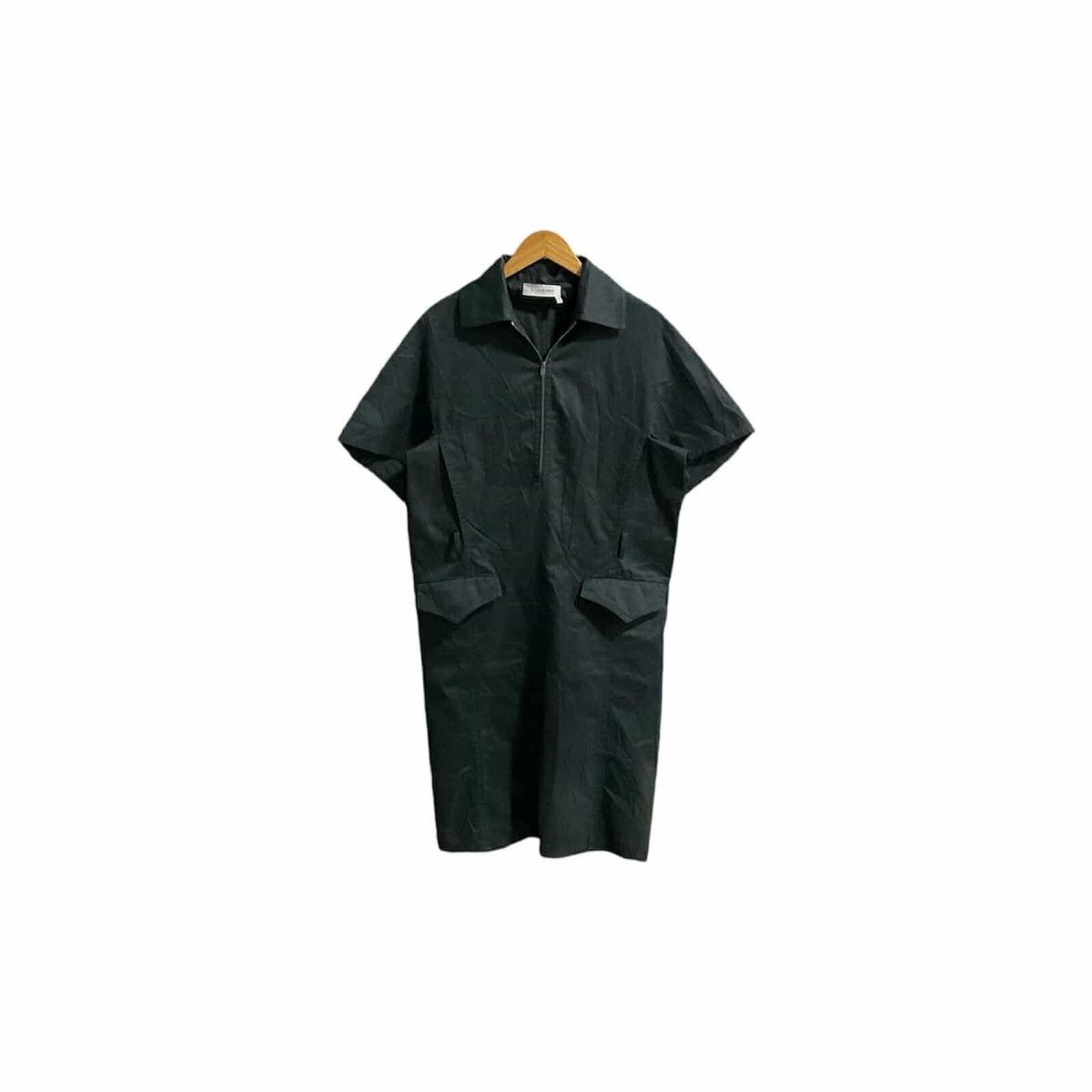 Designer × Yves Saint Laurent 🔥Rare Yves Saint Laurent Dress Open Breast Collared Zippered Size XS / US 0-2 / IT 36-38 - 16 Thumbnail