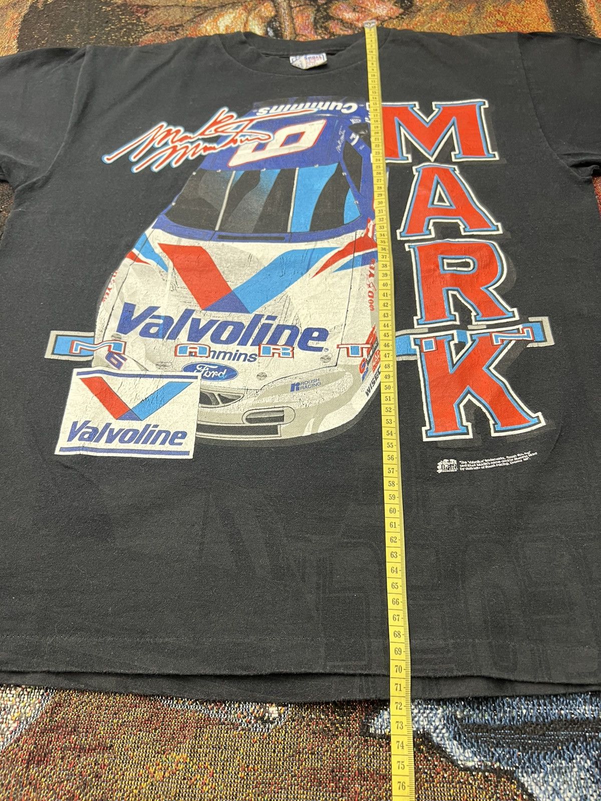NASCAR Vintage NASCAR Mark Martin Valvoline Tonal AOP Tee Size US L / EU 52-54 / 3 - 9 Thumbnail