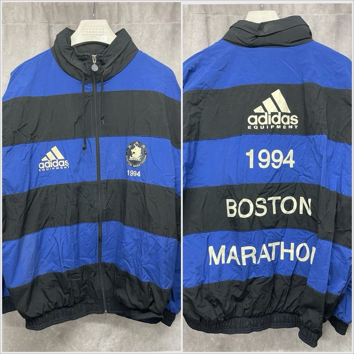 Adidas VINTAGE 1994 ADIDAS EQUIPMENT 98TH BOSTON MARATHON WINDBREAK Size US XL / EU 56 / 4 - 1 Thumbnail