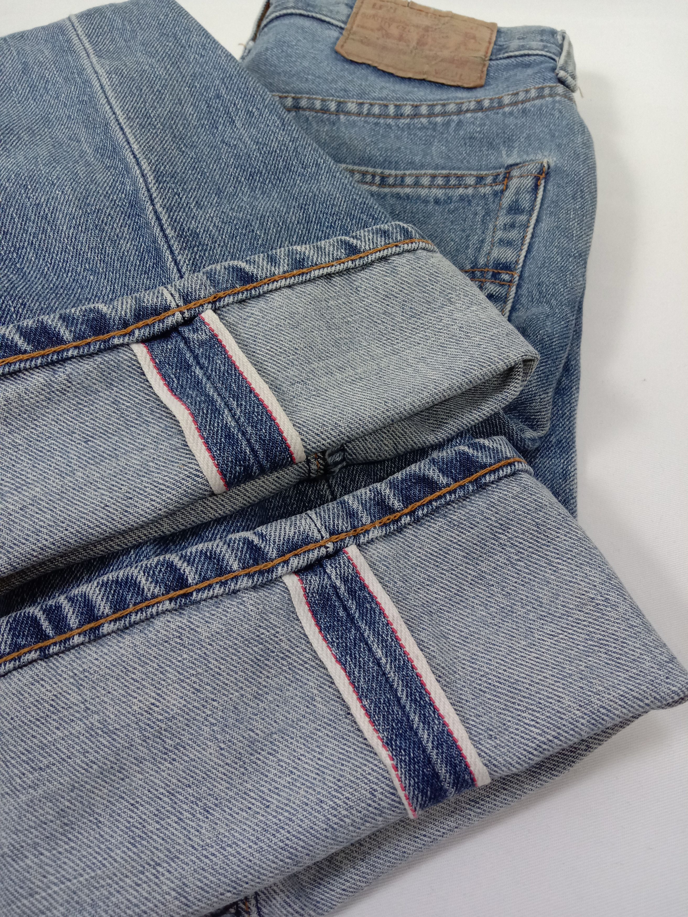 Levi's Vintage 90s Levi's 701 Big E Selvedge Jeans Blue Wash Denim Size 26" / US 2 / IT 38 - 14 Thumbnail
