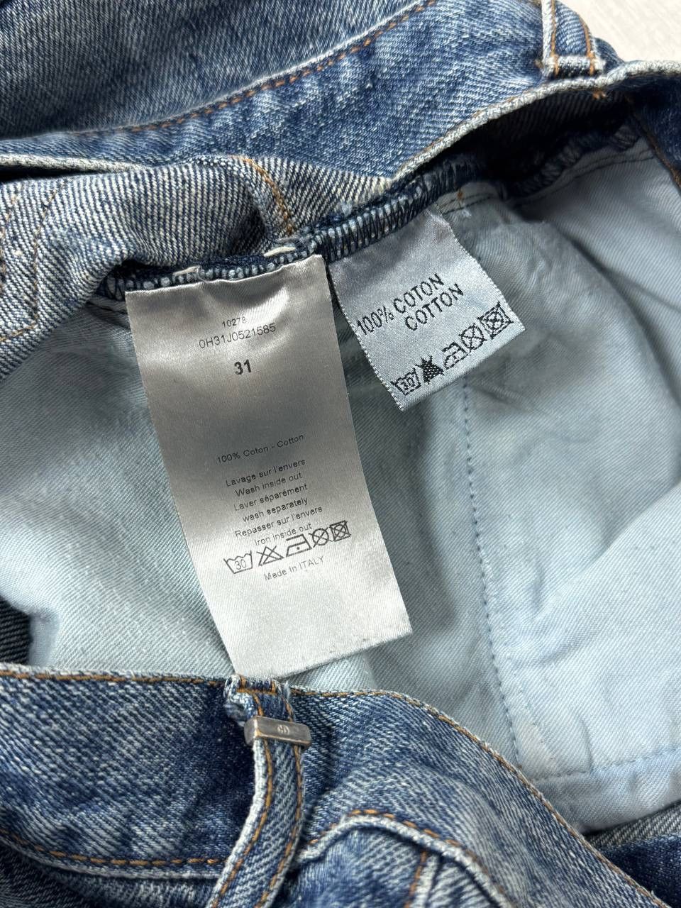 Dior Dior Hedi Slimane Distressed Denim Pants Size US 31 - 18 Thumbnail