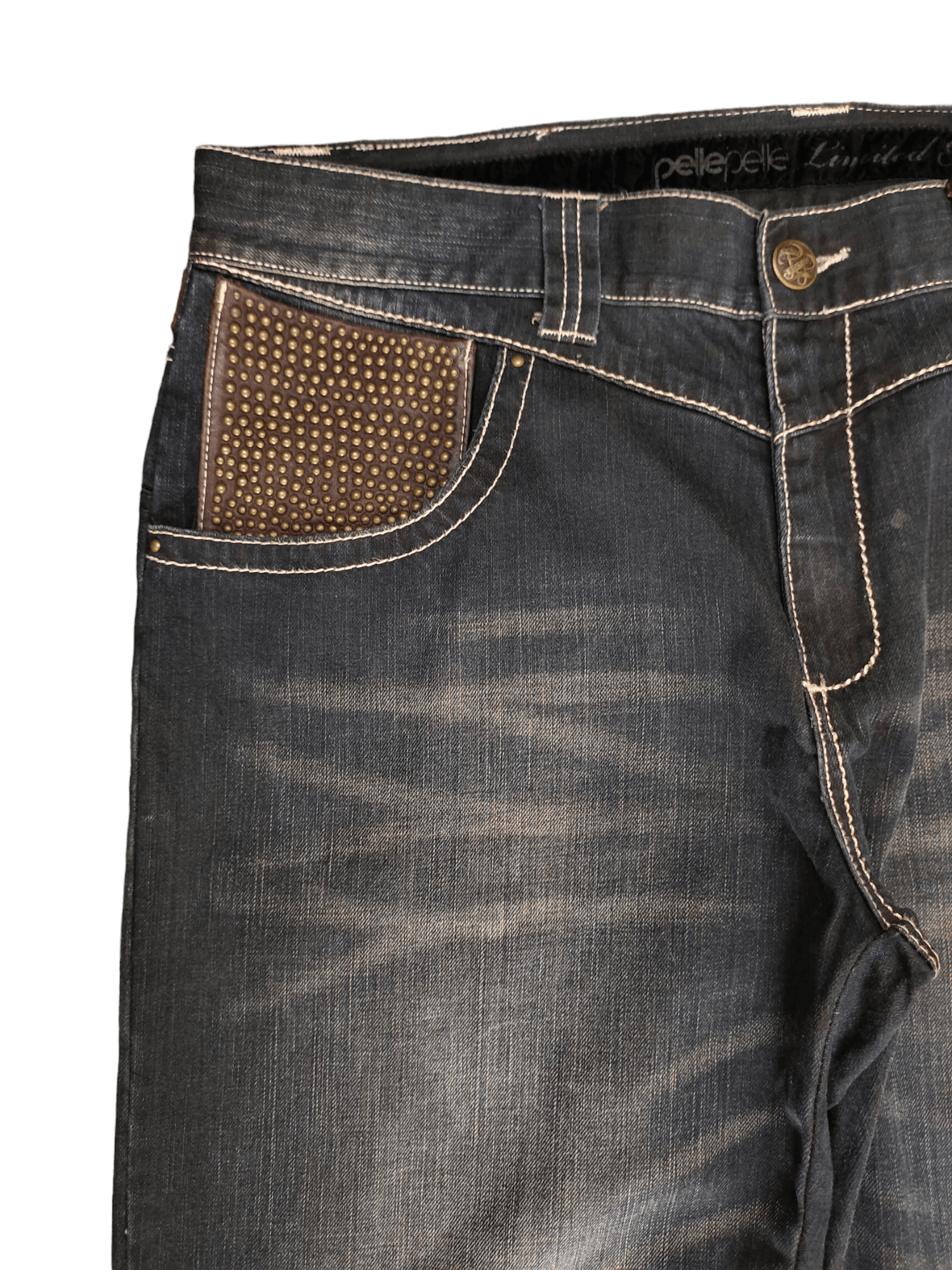 Pelle Pelle Pelle Pelle Limited Edition Studded Baggy Jeans 449/720 Size US 42 / EU 58 - 12 Thumbnail