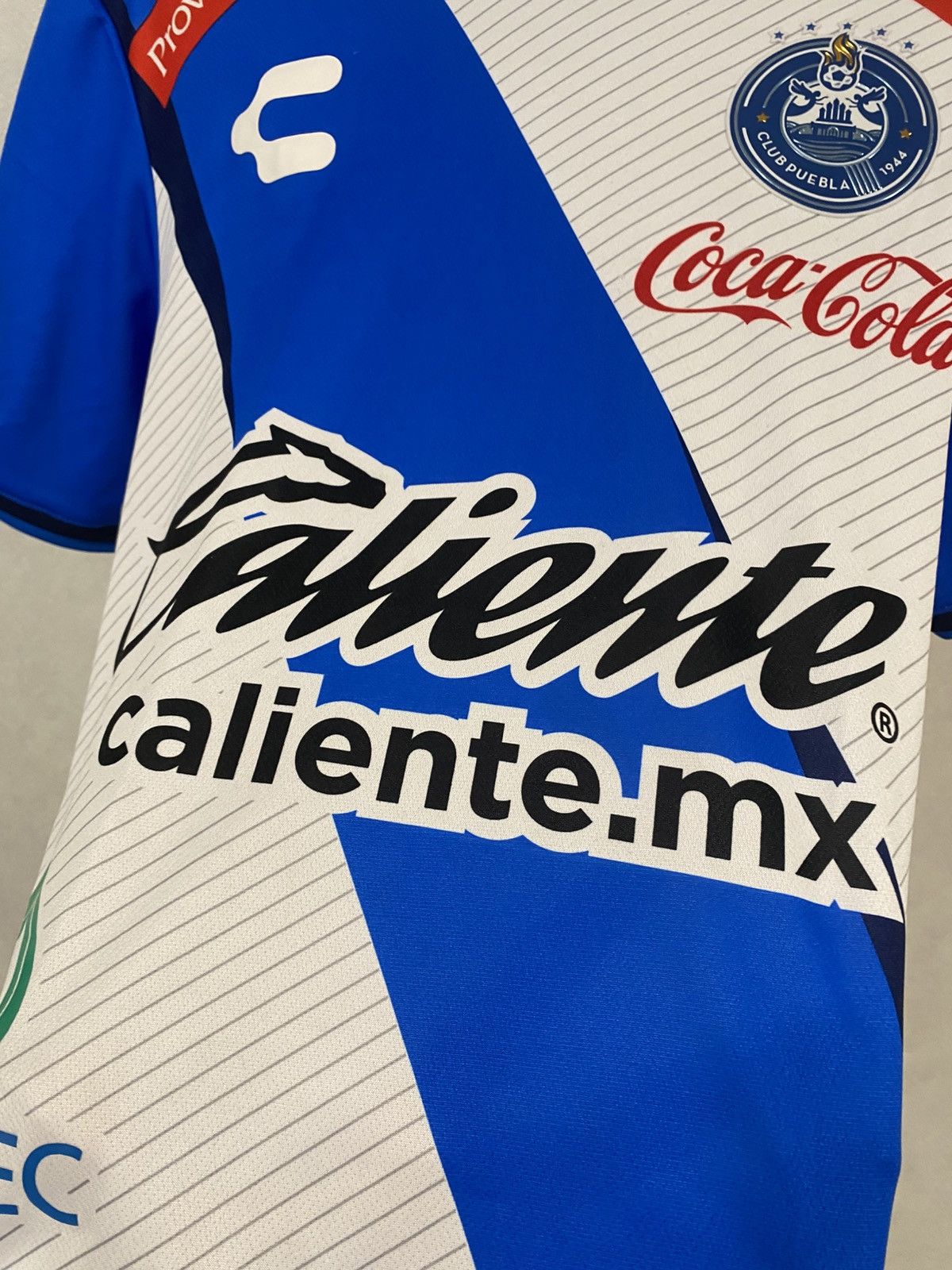 Other Charly Club Puebla FC 16/17 Home Jersey White/Blue Mens S Size US S / EU 44-46 / 1 - 8 Thumbnail