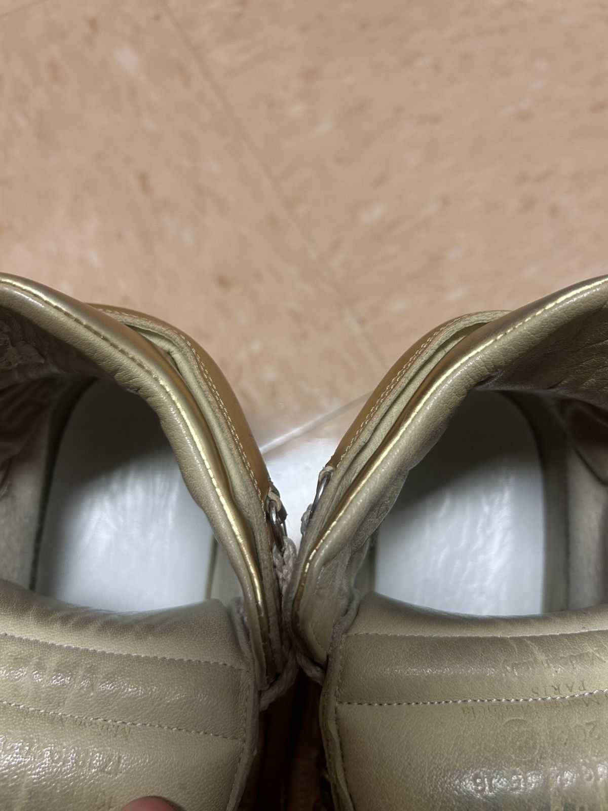 Maison Margiela Maison Margiela Chain Paneled GAT Sneaker Gold Size US 9 / EU 42 - 5 Thumbnail