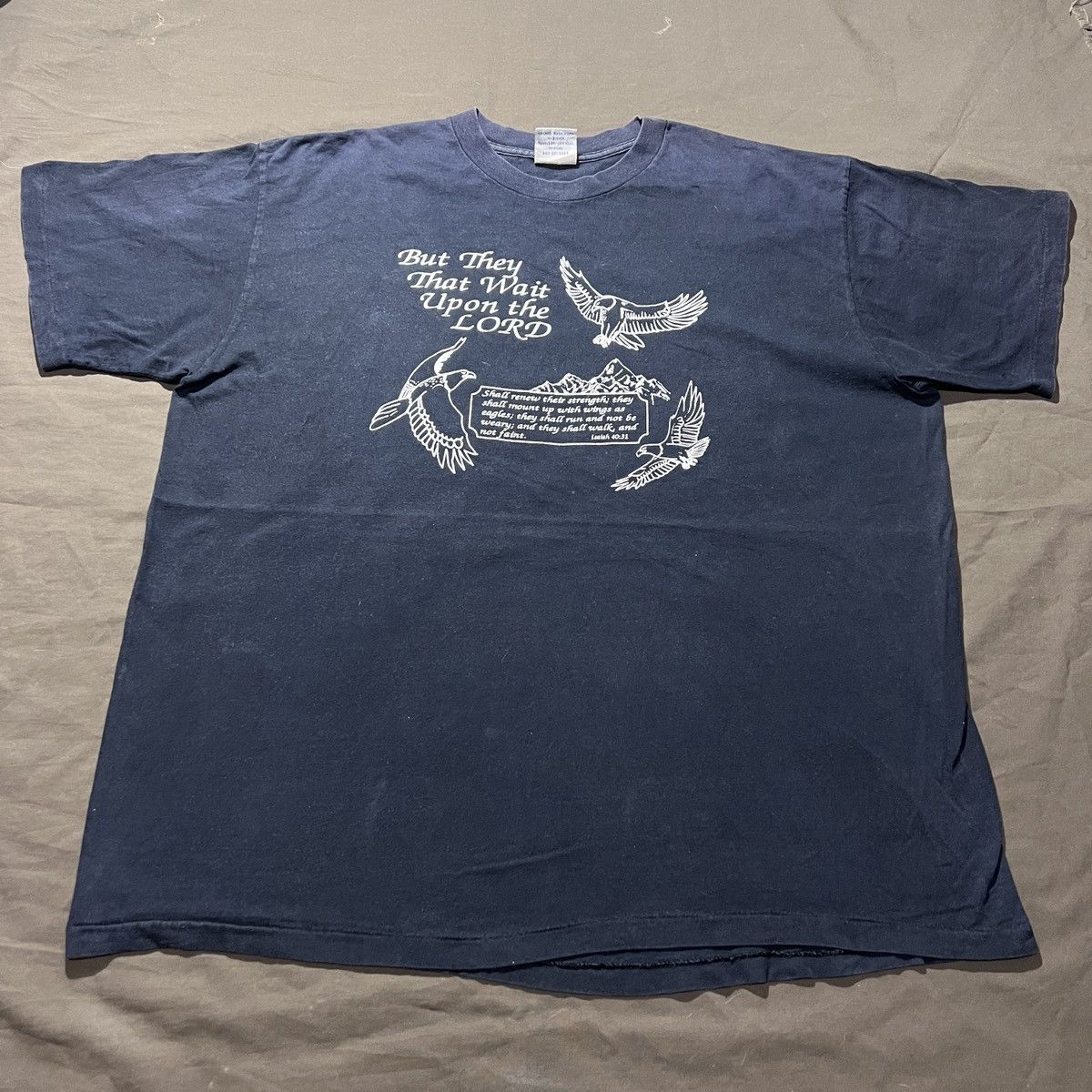 Vintage Vintage 90s God Jesus Bible Holy Tee 2XL graphic streetwear Size US XXL / EU 58 / 5 - 2 Thumbnail
