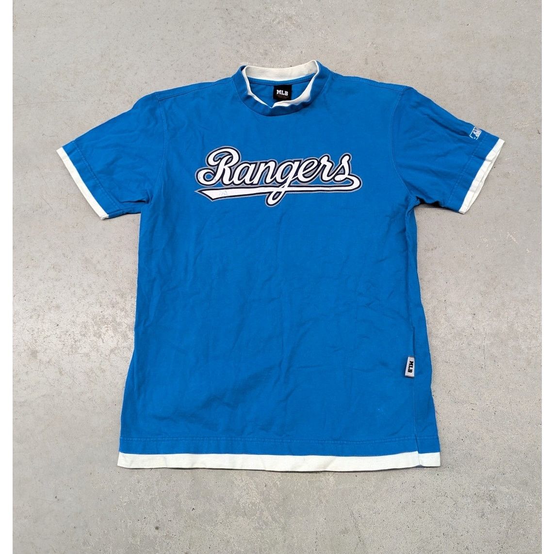 MLB × Paris Texas × Vintage Vintage 1995 Texas Rangers MLB Ringer t-shirt Size US M / EU 48-50 / 2 - 1 Thumbnail