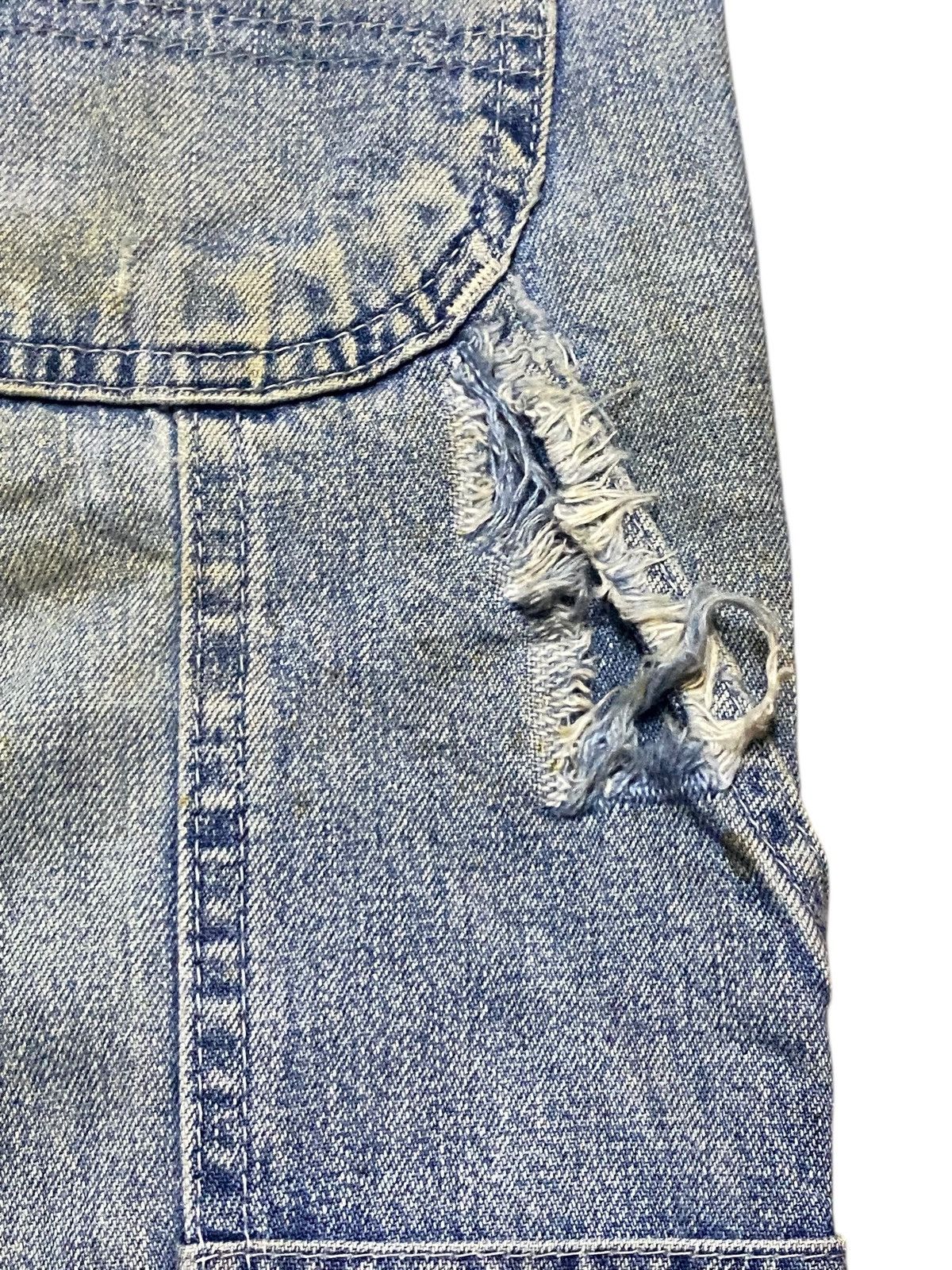 Levi's Vintage Clothing Vintage Levis Japan Big E White Tab Carpenter Baggy Jeans Size US 27 - 10 Thumbnail